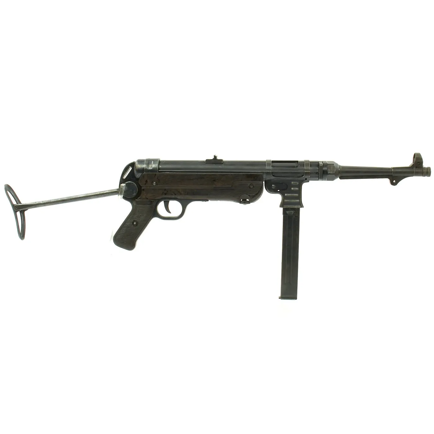 Original German WWII 1943 MP 40 Display Gun by Steyr with Live Barrel - Maschinenpistole 40