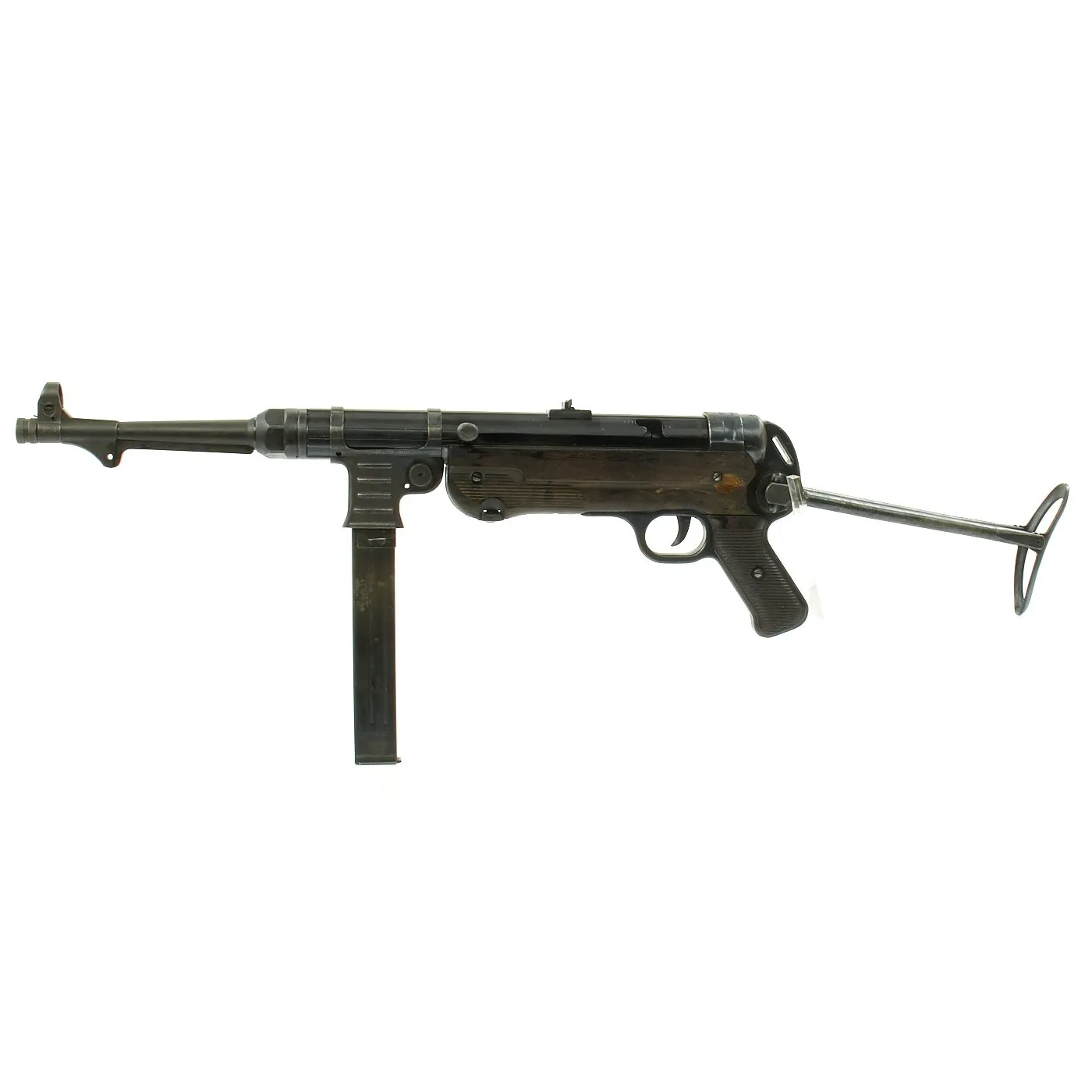 Original German WWII 1943 MP 40 Display Gun by Steyr with Live Barrel - Maschinenpistole 40