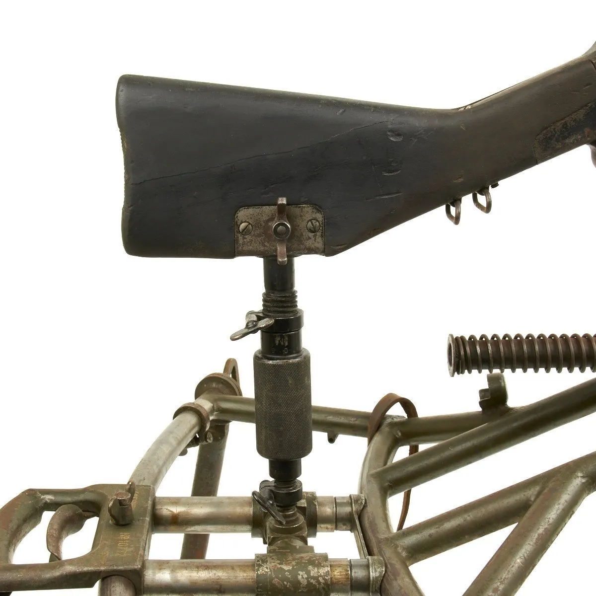 Original German WWII Danish 8mm Madsen Display Machine Gun with Tripod Mount