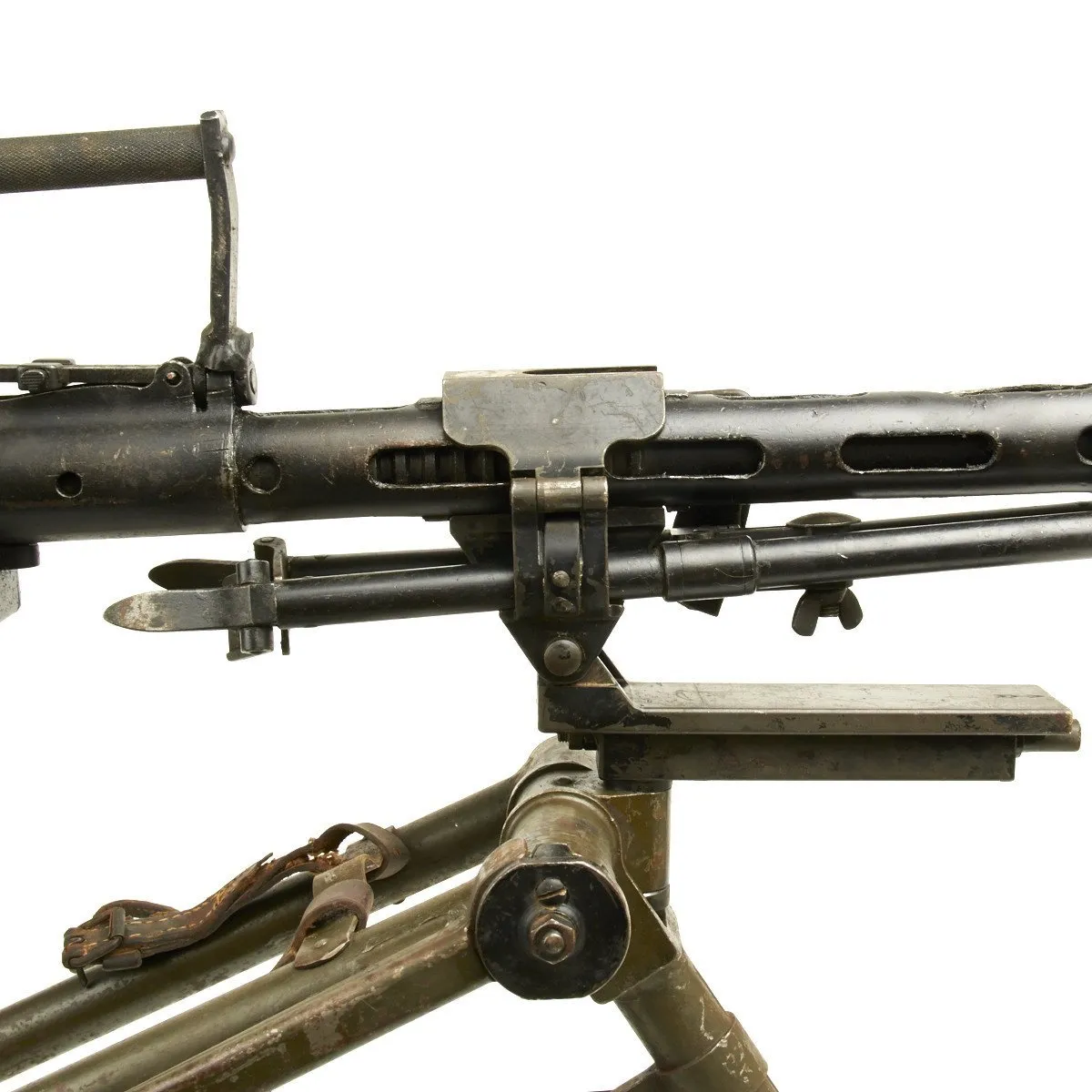 Original German WWII Danish 8mm Madsen Display Machine Gun with Tripod Mount