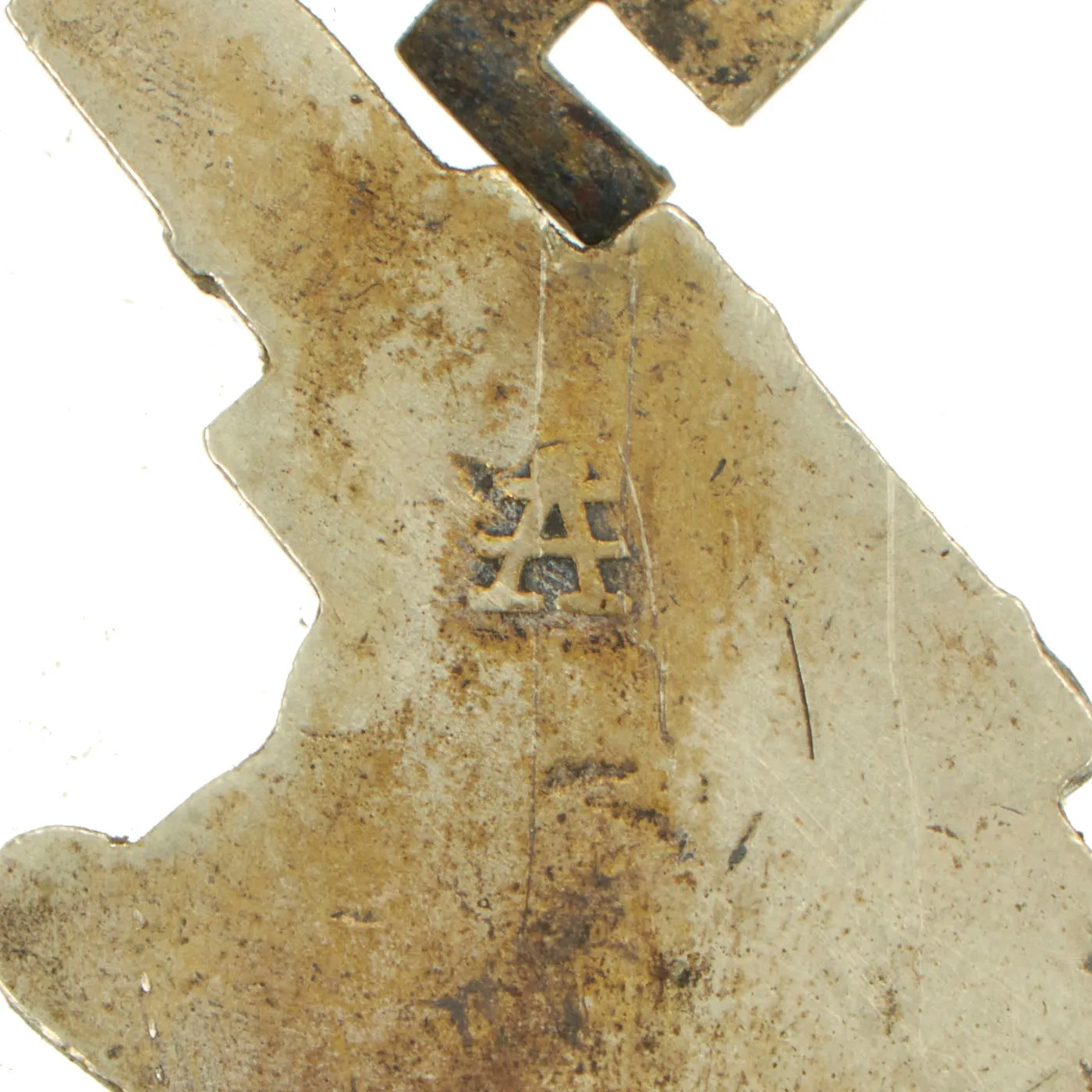 Original German WWII Early Double Thick Tombak Luftwaffe Anti-Aircraft Flak Battle Badge by F. W. Assmann & Söhne