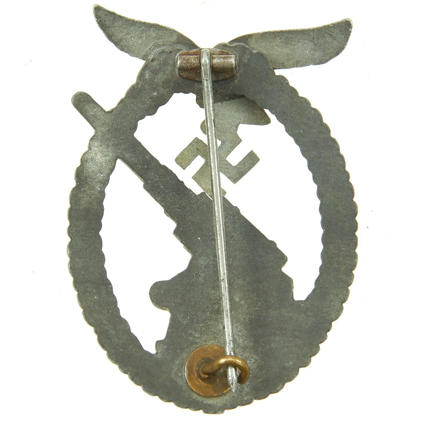 Original German WWII Luftwaffe Anti-Aircraft Flak Battle Badge