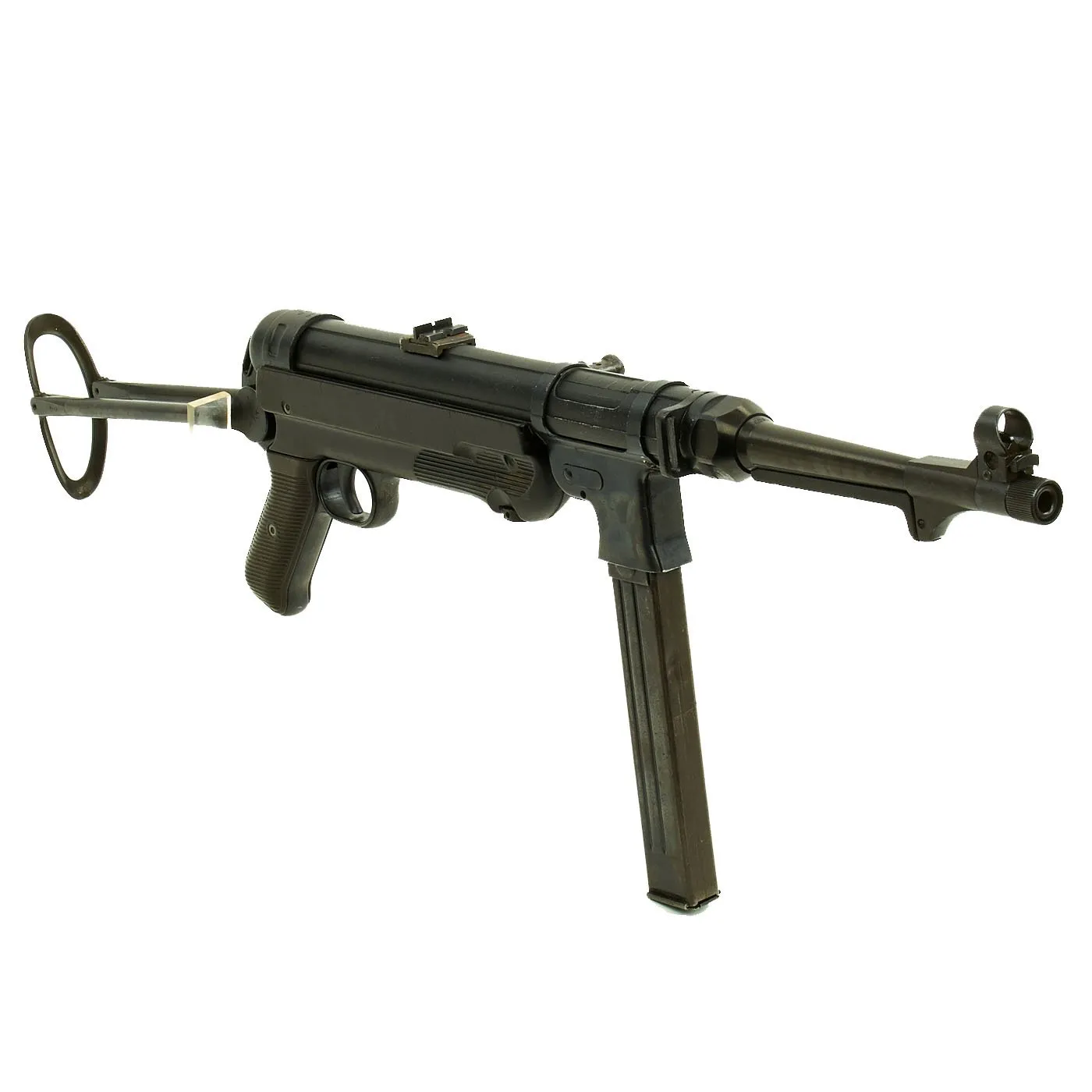 Original German WWII MP 40 Display Gun Parts Set with Matched Serial Numbers and Live Barrel - Dated 1941