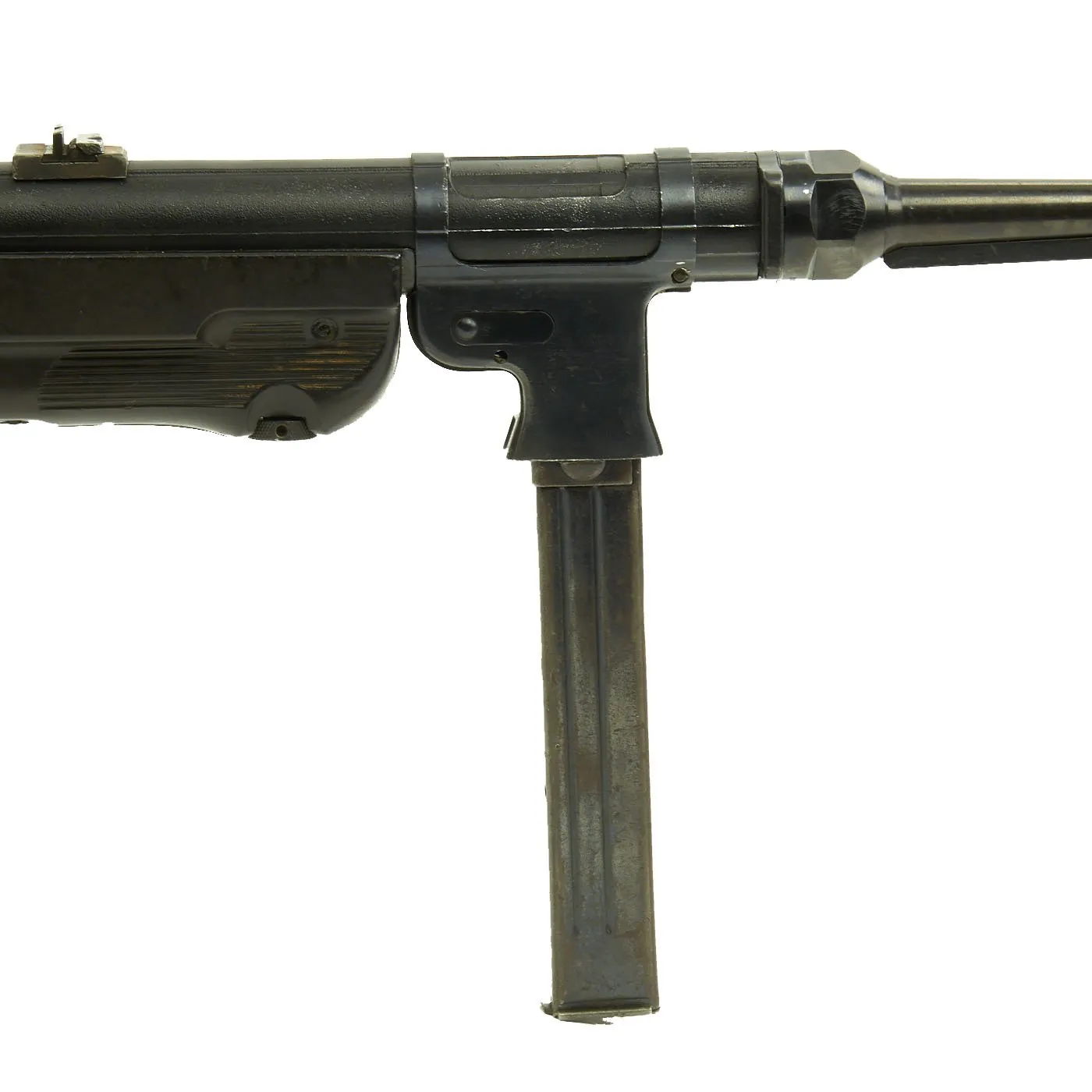 Original German WWII MP 40 Display Gun Parts Set with Matched Serial Numbers and Live Barrel - Dated 1941