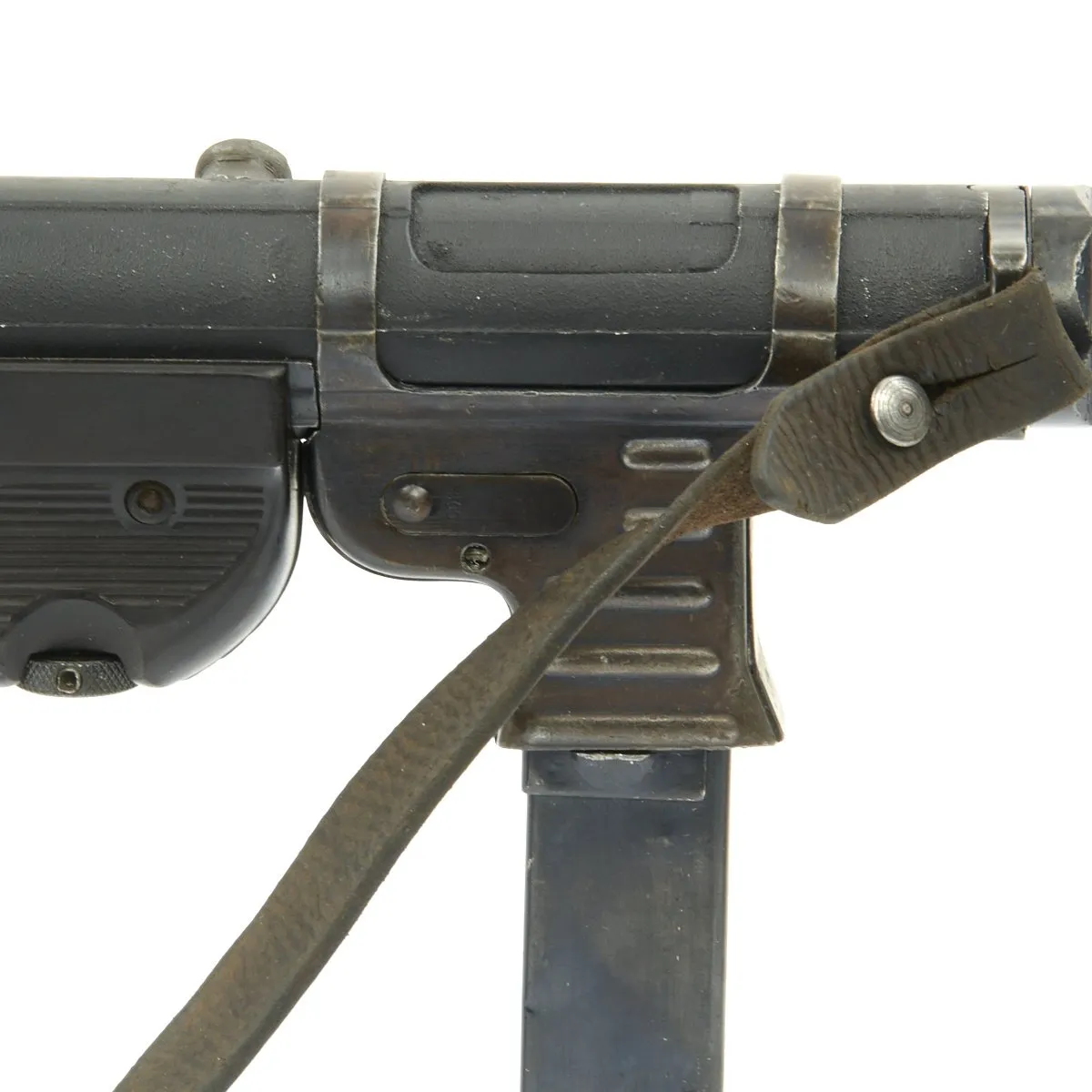 Original German WWII MP 40 Display Gun with Internals and Live Barrel - Dated 1941