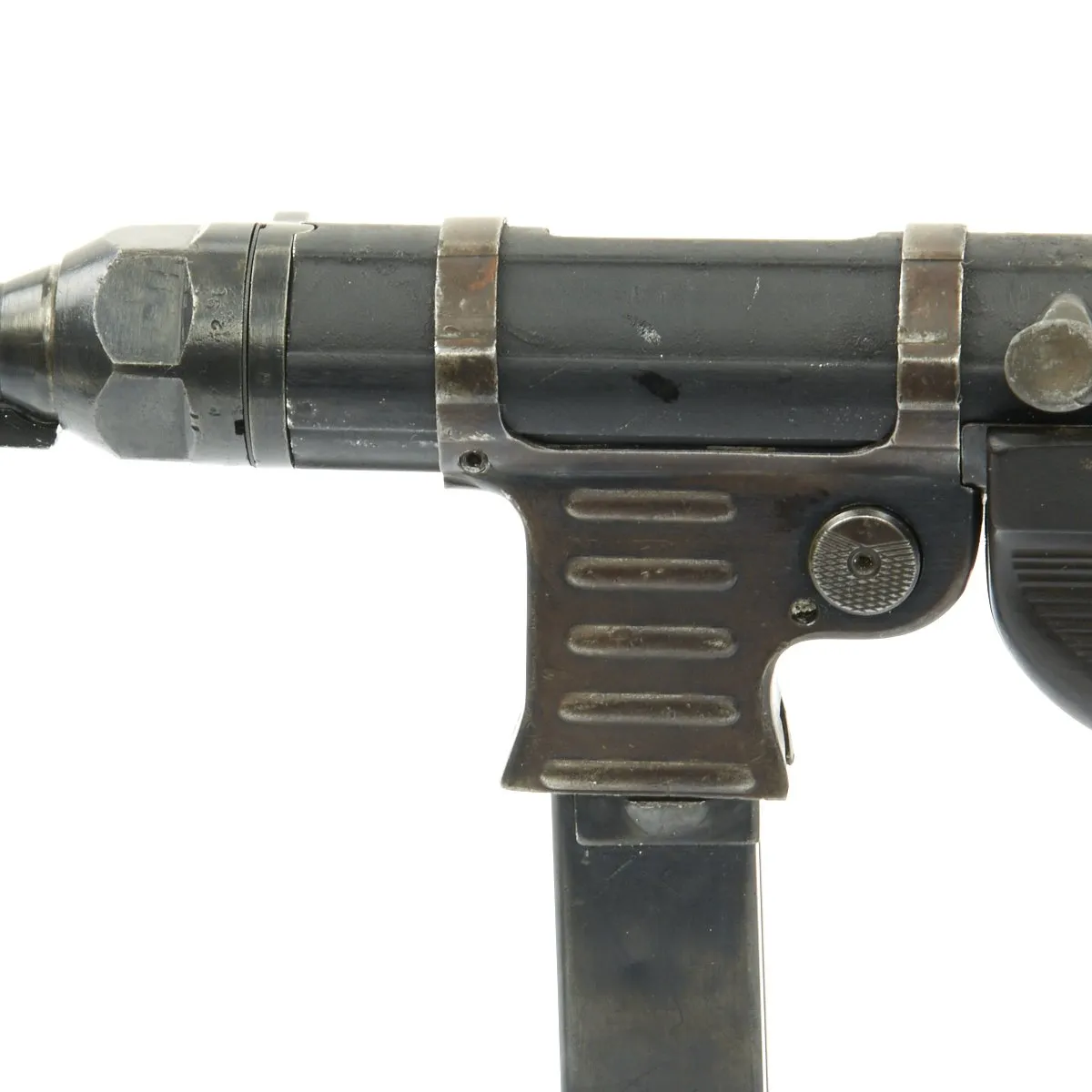 Original German WWII MP 40 Display Gun with Internals and Live Barrel - Dated 1941