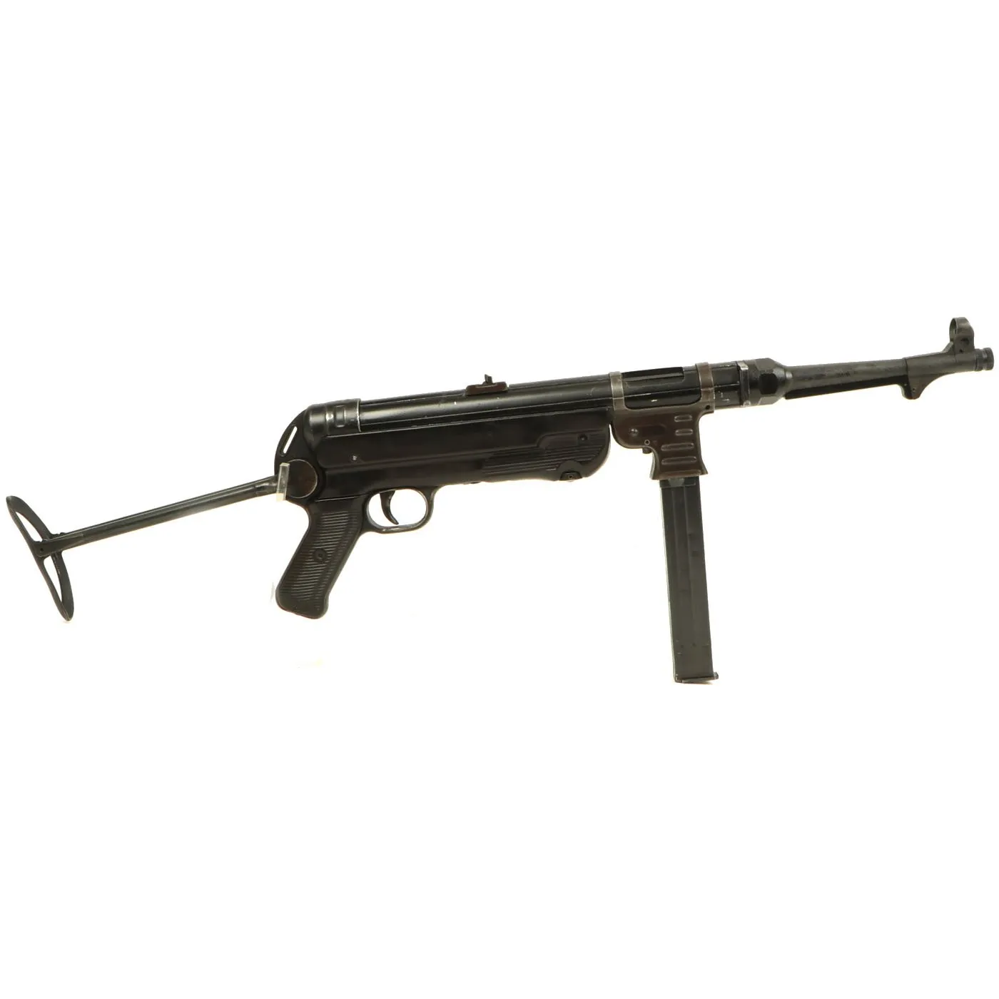 Original German WWII MP 40 Display Gun with Live Barrel - Dated 1941