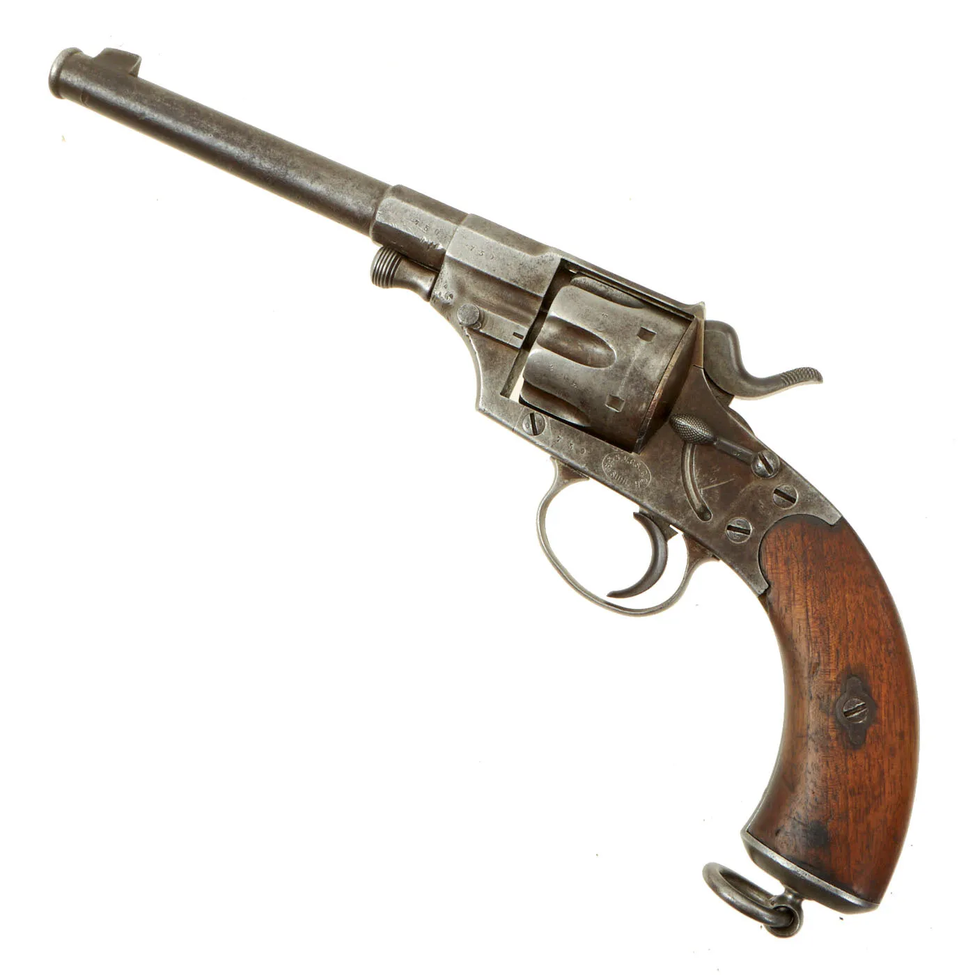 Original Imperial German Regiment Marked M1879 Reichsrevolver by Suhl Consortium - Matching Serial 750