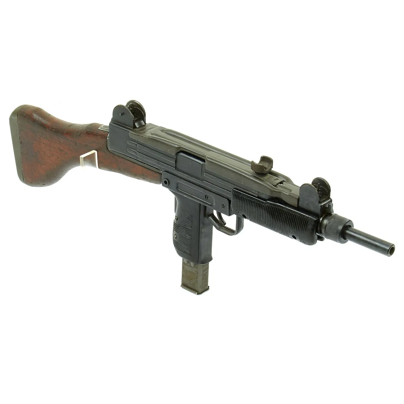 Original Israeli UZI Display Submachine Gun with Wood Stock - dated 1961