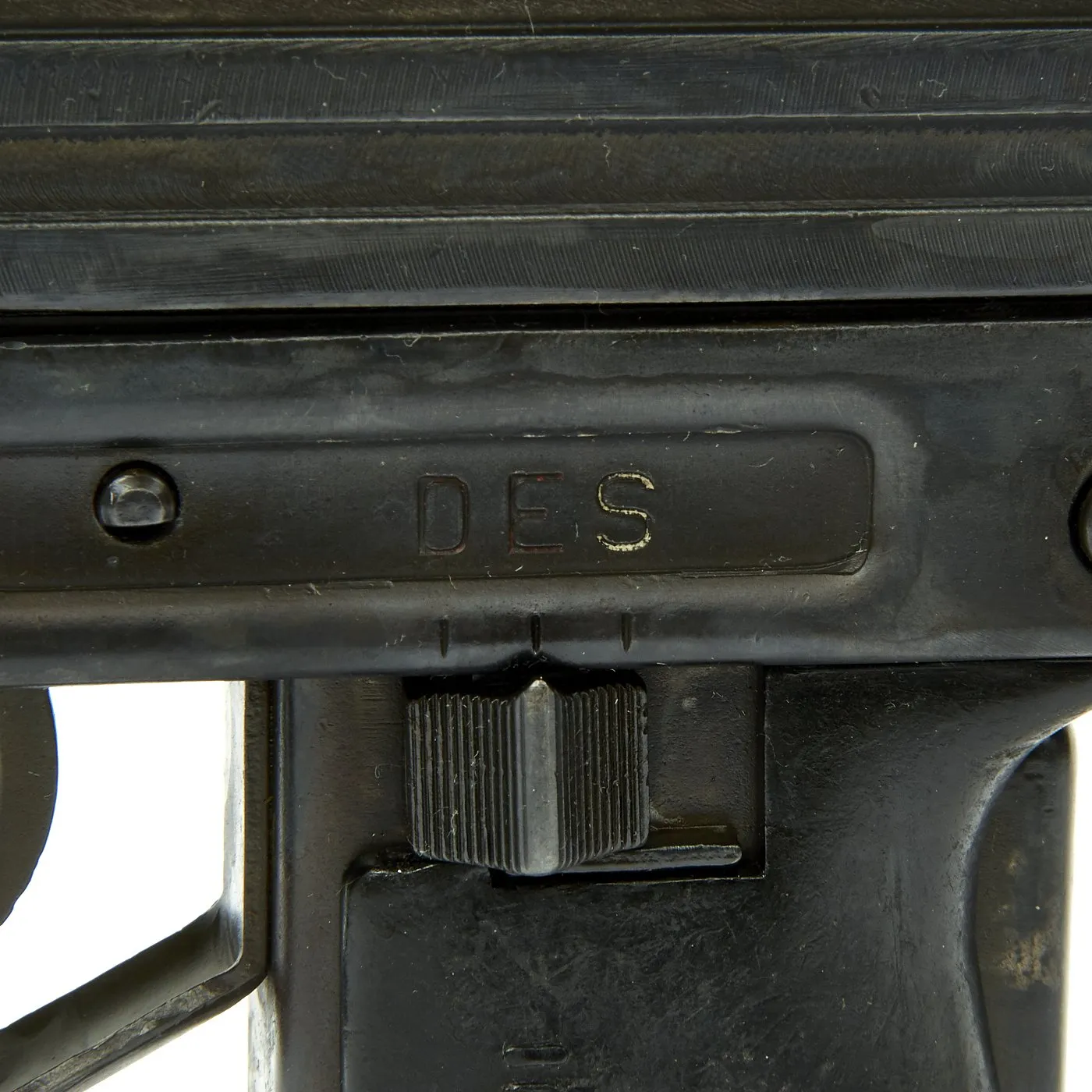 Original Israeli UZI Display Submachine Gun with Wood Stock - dated 1961