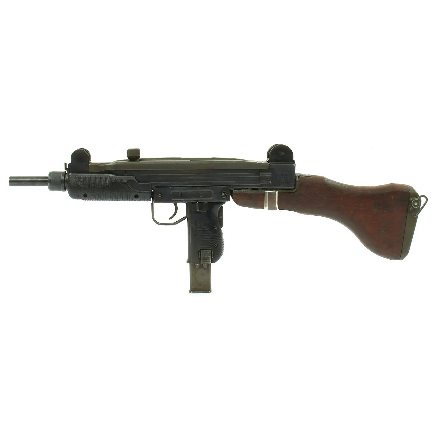 Original Israeli UZI Display Submachine Gun with Wood Stock - dated 1961