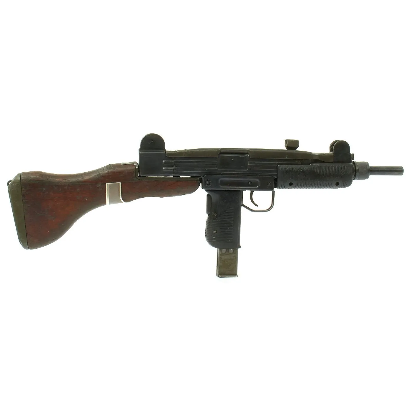 Original Israeli UZI Display Submachine Gun with Wood Stock - dated 1961