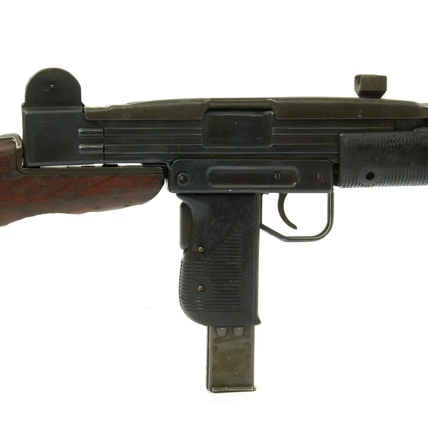 Original Israeli UZI Display Submachine Gun with Wood Stock - dated 1961