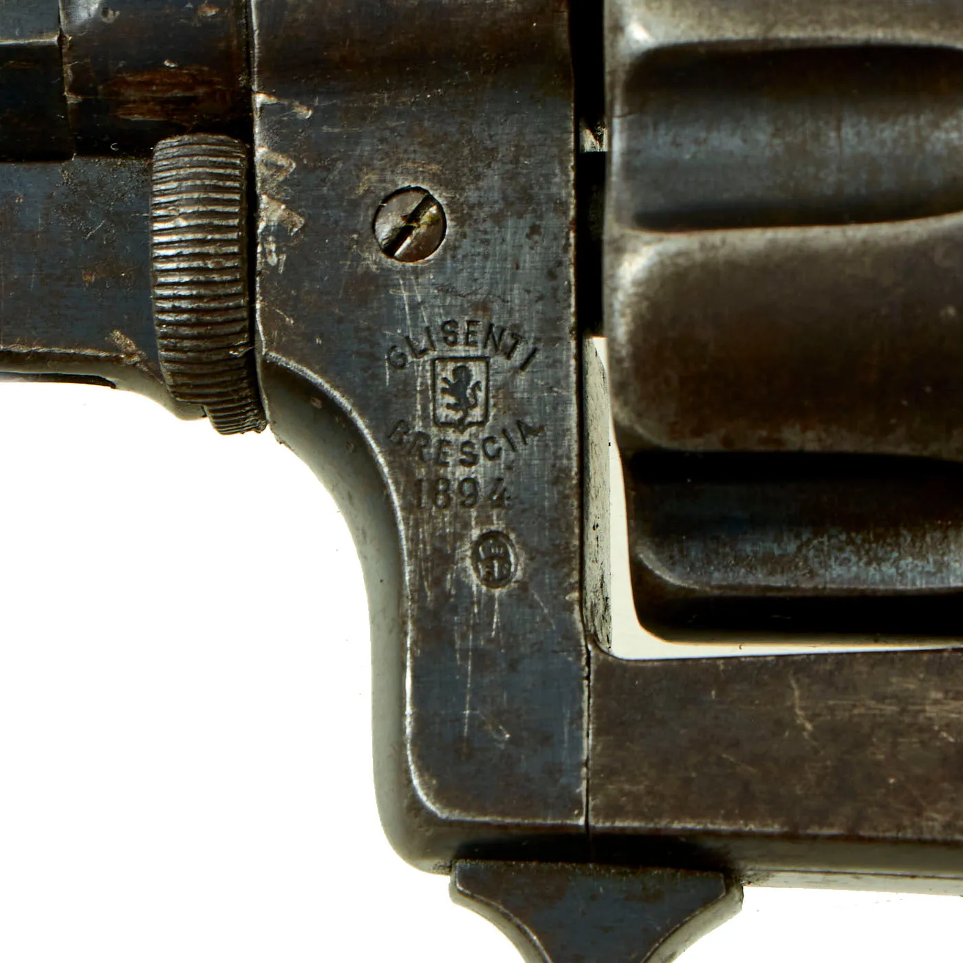 Original Italian Bodeo Model 1889 Officer's Revolver by Glisenti of Brescia Serial 2792 - dated 1894