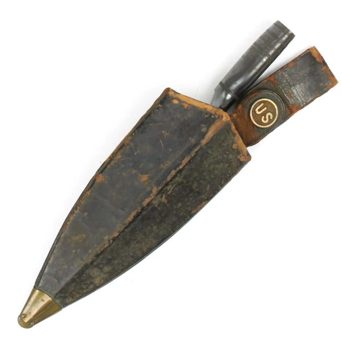 Original Model 1873 Springfield Trowel Bayonet with Scabbard for 45/70 Trapdoor Springfield Rifle