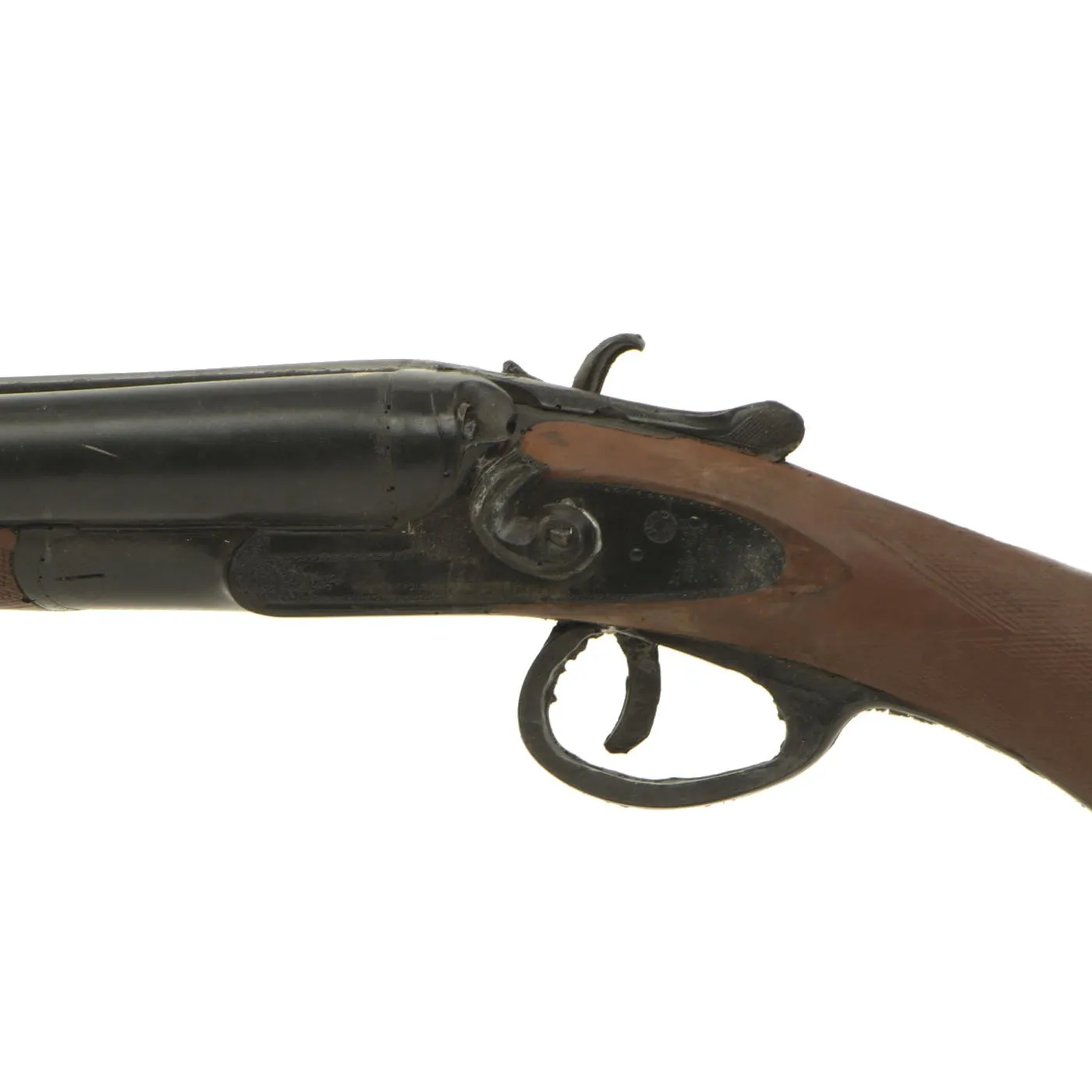 Original Rubber Film Prop 10 Gauge Double Barreled Shotgun From Ellis Props and Graphics - As Used in Hollywood Movie Young Guns