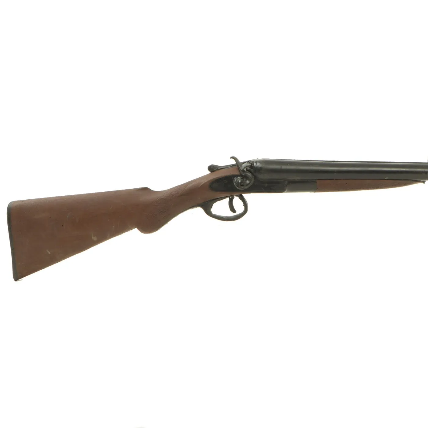 Original Rubber Film Prop 10 Gauge Double Barreled Shotgun From Ellis Props and Graphics - As Used in Hollywood Movie Young Guns