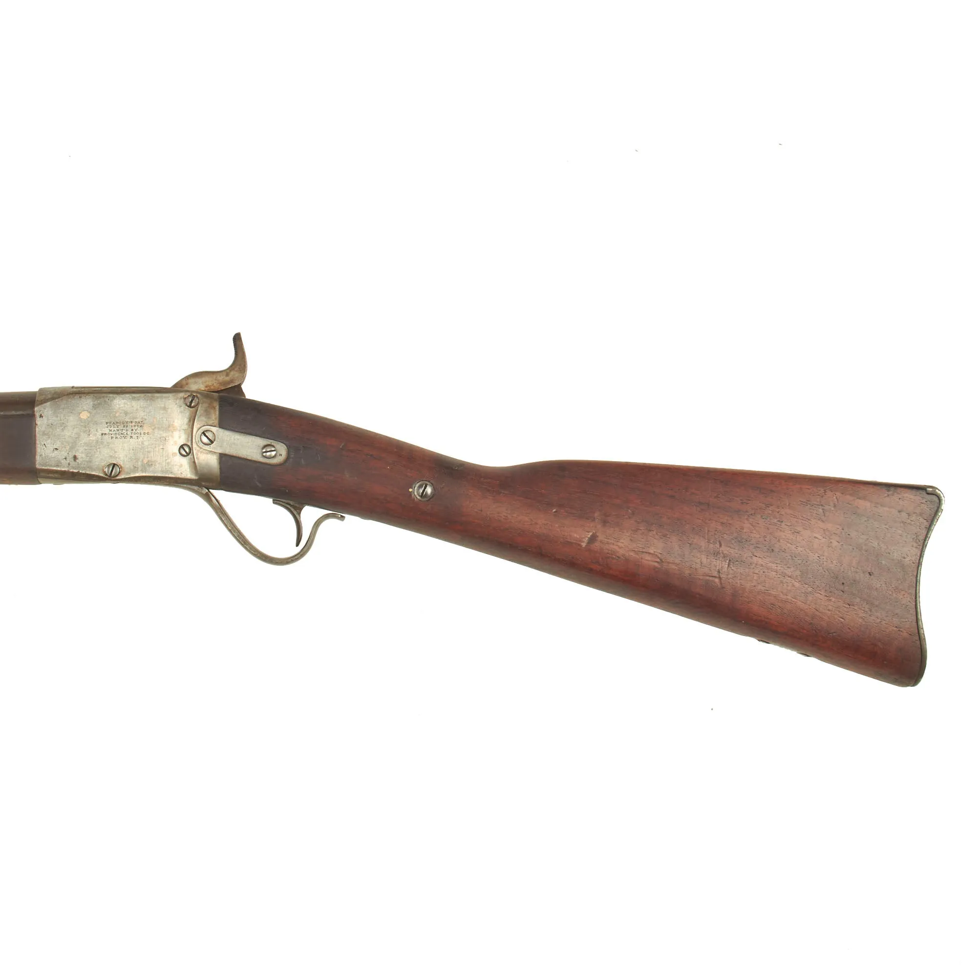 Original U.S. 1862 Patent Peabody Rifle in .45-70 Govt. Issued to Connecticut Militia - Number 1882