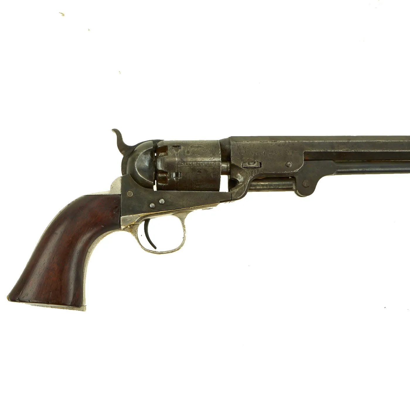 Original U.S. Civil War Colt 1851 Navy .36cal Percussion Revolver with Plated Grip made in 1861 - Serial No 103194