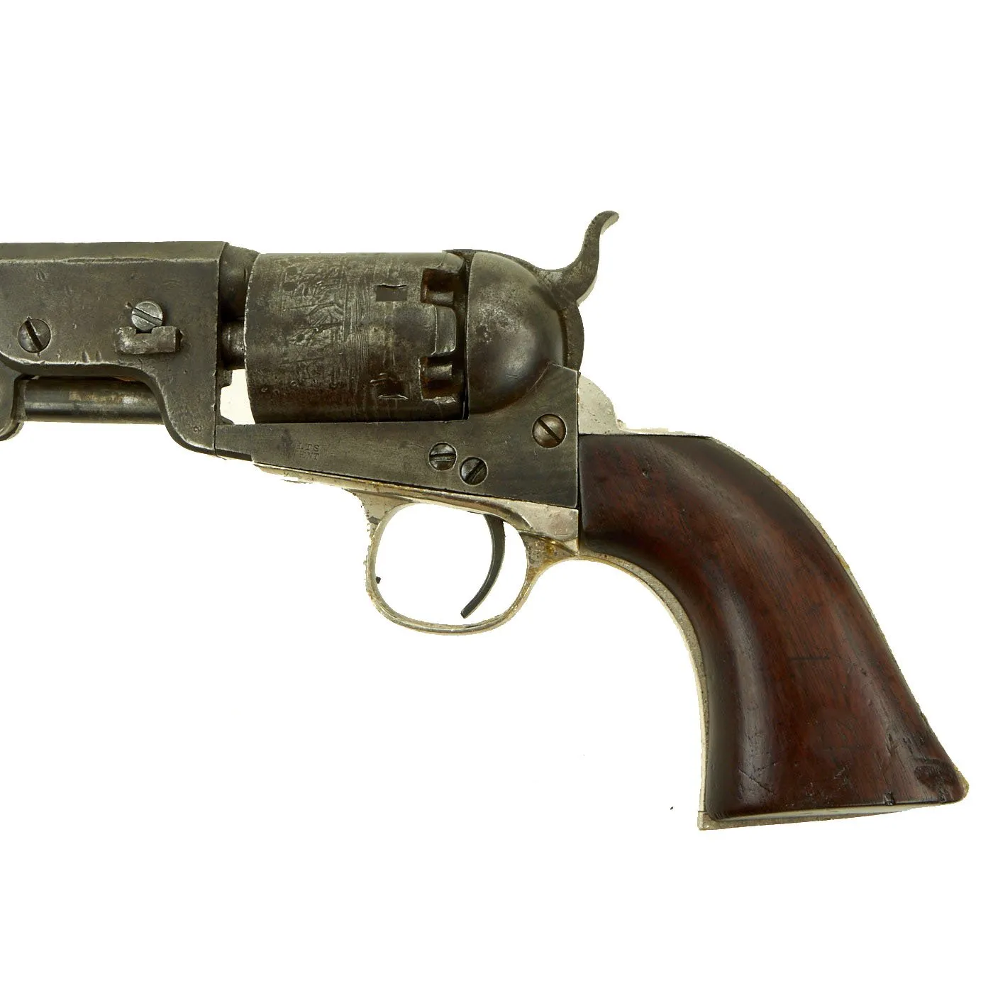 Original U.S. Civil War Colt 1851 Navy .36cal Percussion Revolver with Plated Grip made in 1861 - Serial No 103194