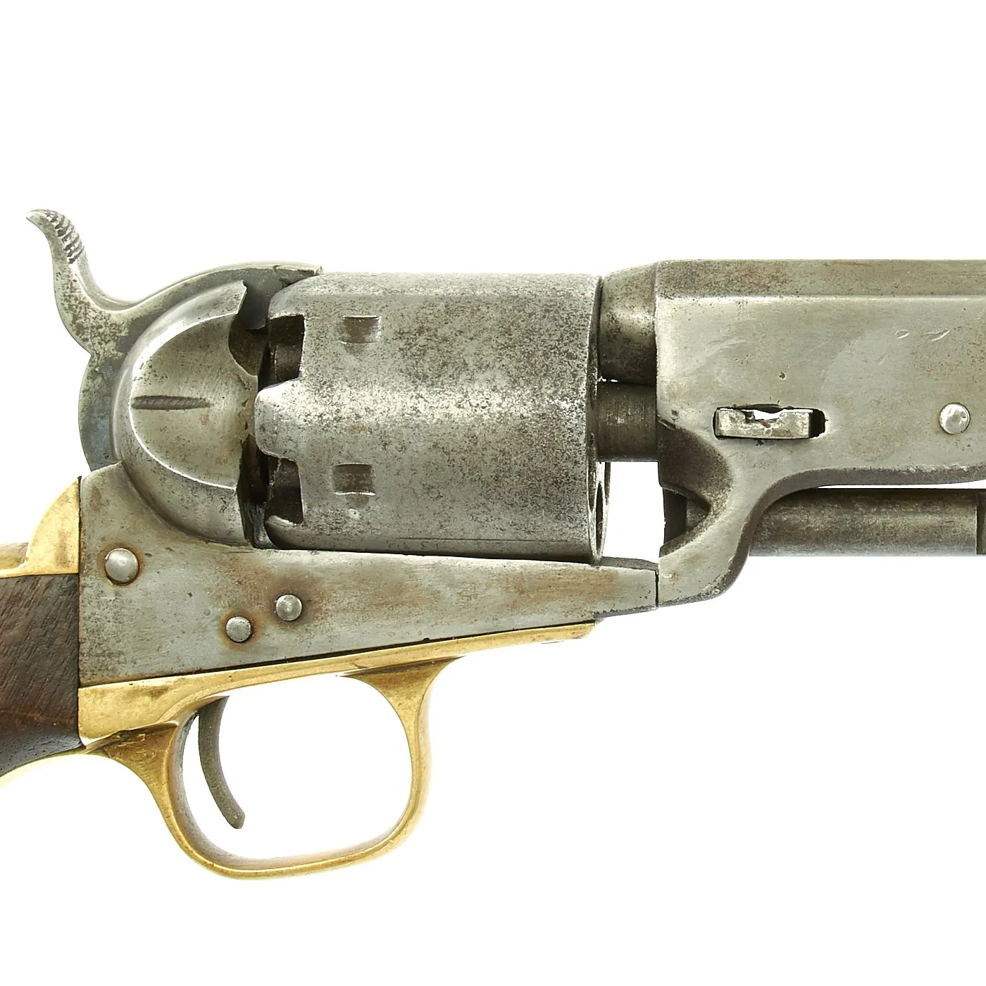 Original U.S. Civil War Colt 1851 Navy Percussion Revolver Made in 1862 with Holster - Serial No 119682