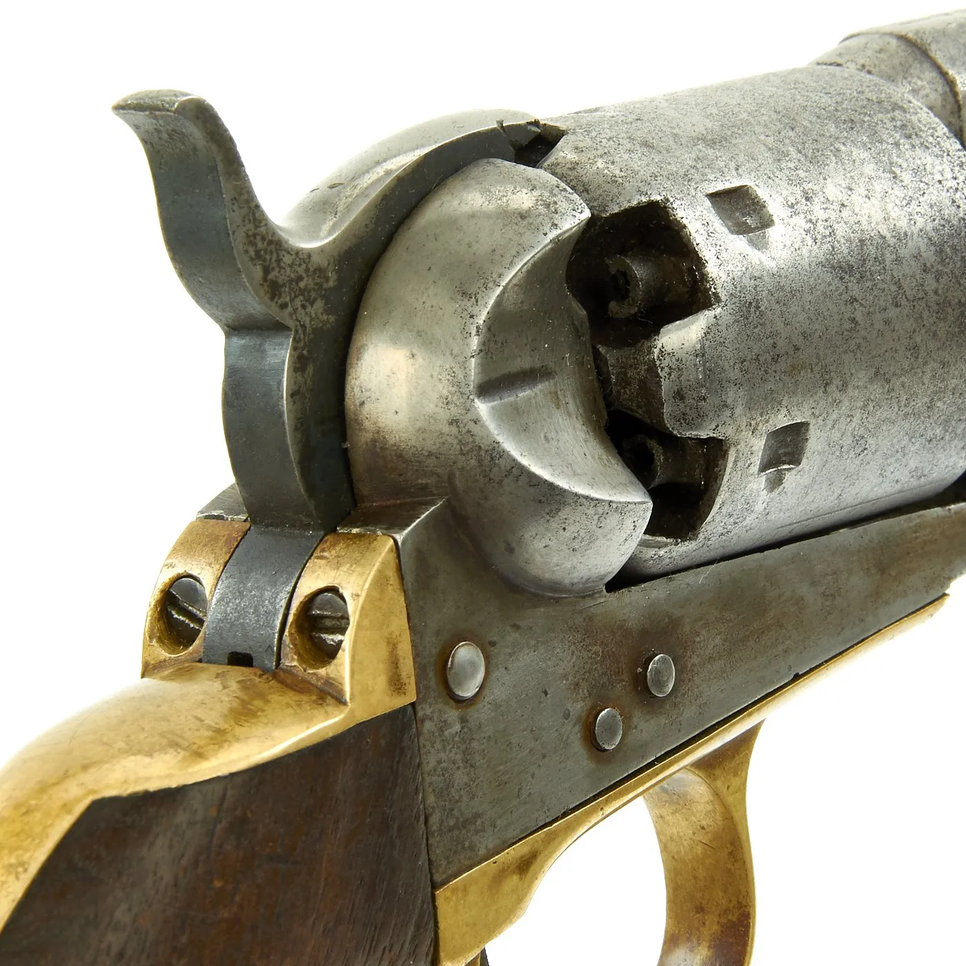 Original U.S. Civil War Colt 1851 Navy Percussion Revolver Made in 1862 with Holster - Serial No 119682