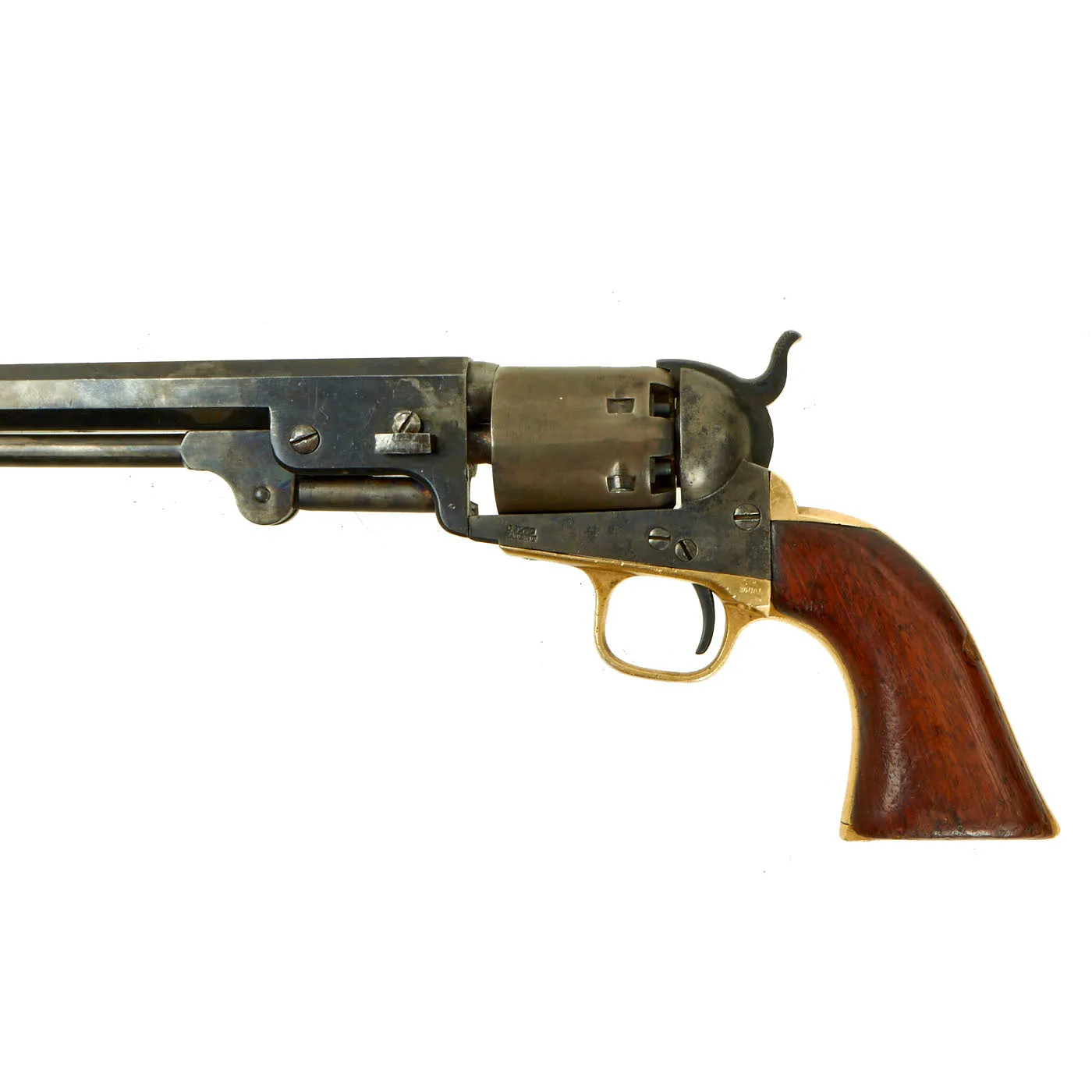 Original U.S. Civil War Colt Model 1851 Navy .36cal Percussion Revolver made in 1863 - Serial 169963