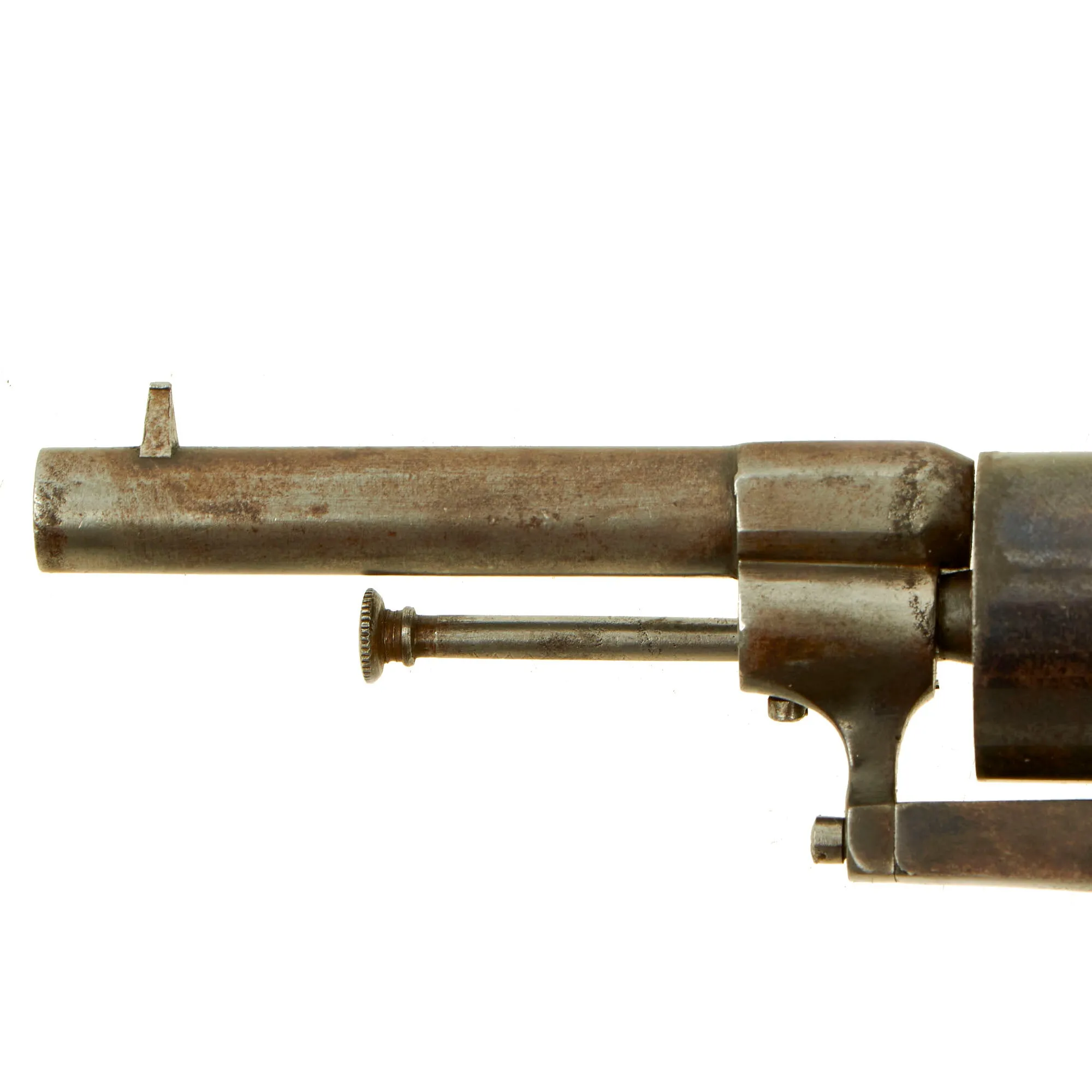 Original U.S. Civil War Era Belgian 7mm Pinfire Double Action Pocket Revolver with Liège Proofs - c. 1860