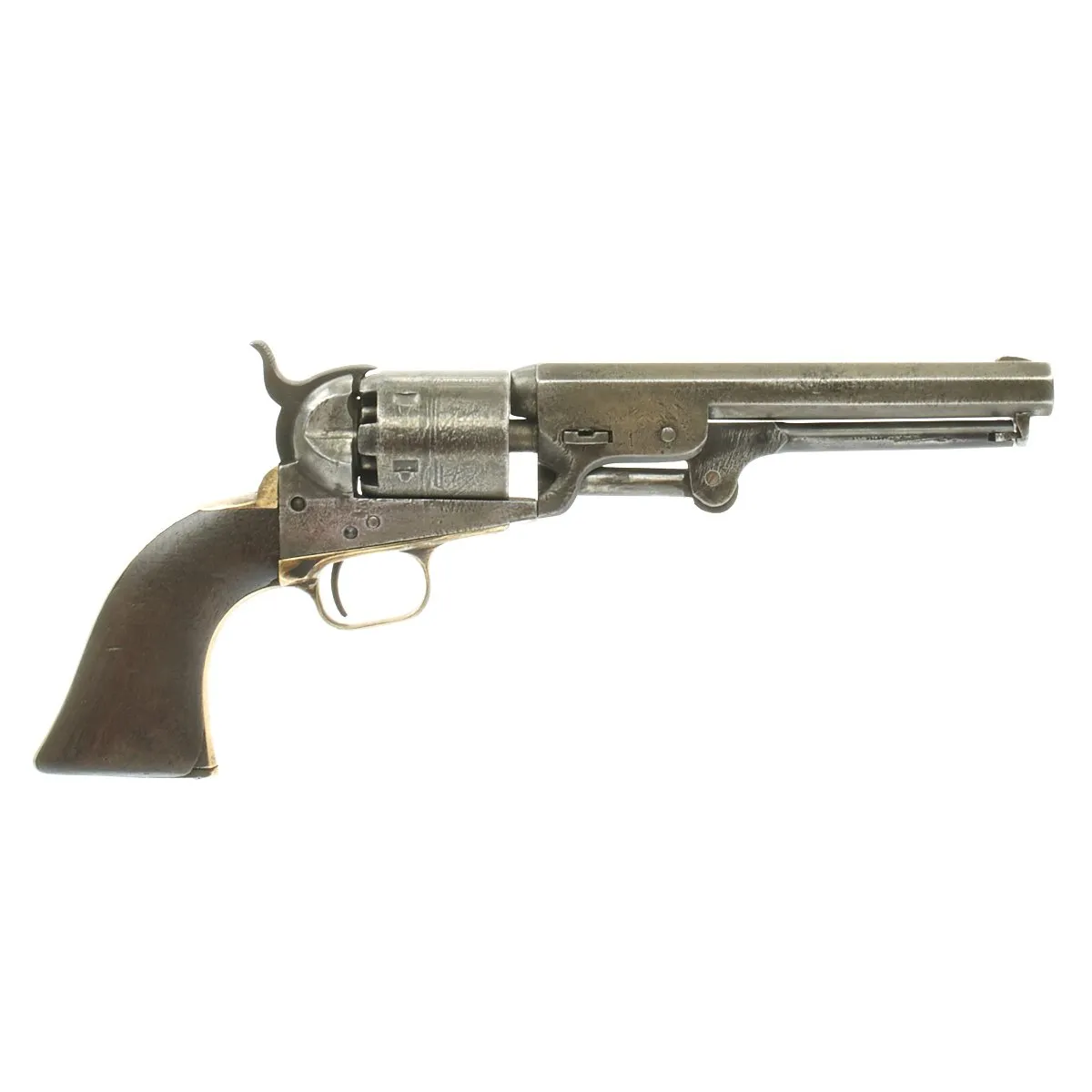 Original U.S. Civil War Era Colt 1851 Navy Revolver with 6 1/4" Barrel - Manufactured in 1863 - Serial No 160739