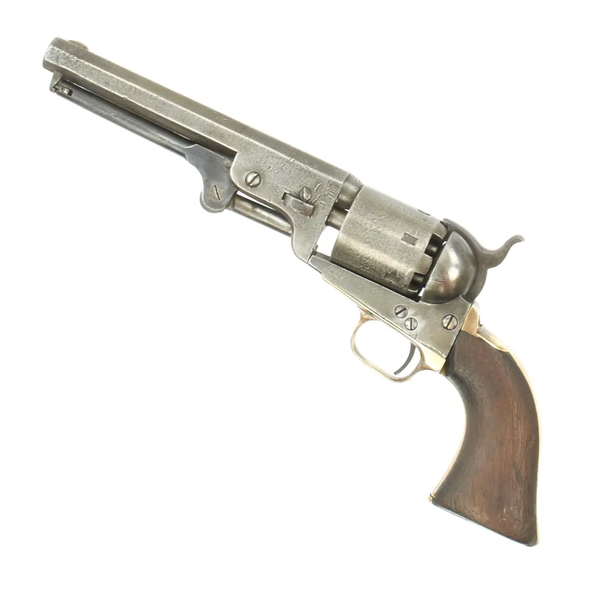 Original U.S. Civil War Era Colt 1851 Navy Revolver with 6 1/4" Barrel - Manufactured in 1863 - Serial No 160739