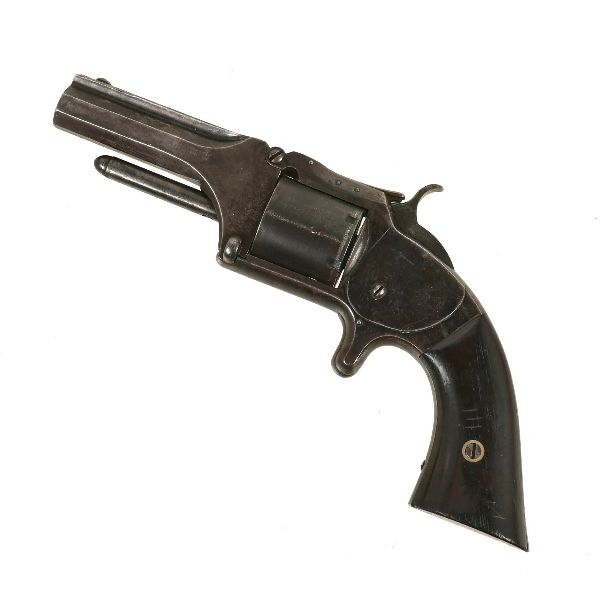 Original U.S. Civil War Era Smith & Wesson Model 2 Army .32cal Revolver with Period Shortened 3 ⅛" Barrel - Serial 38810