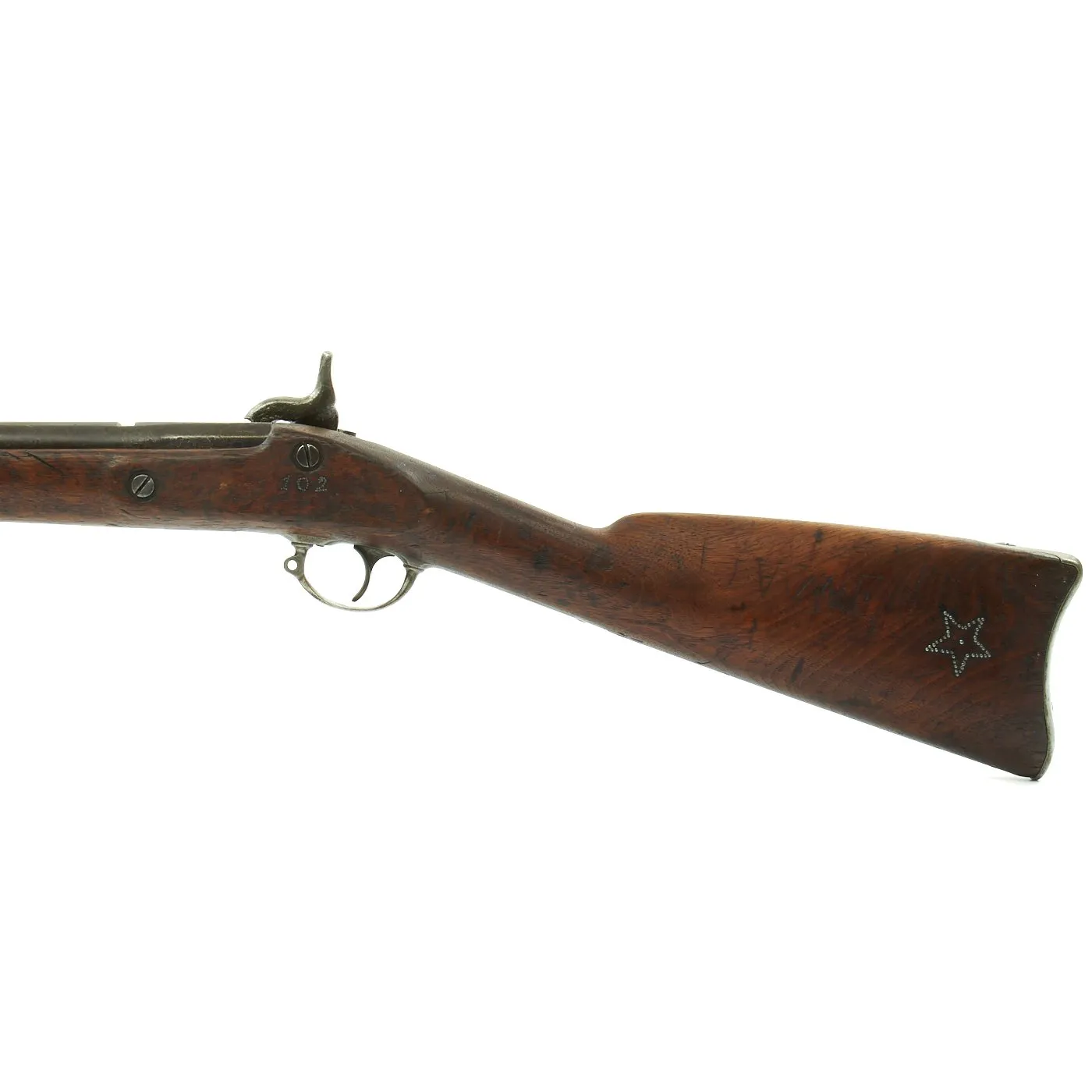 Original U.S. Civil War Springfield Model 1863 Type I Shortened Musket with Mechanical Issues - Dated 1863