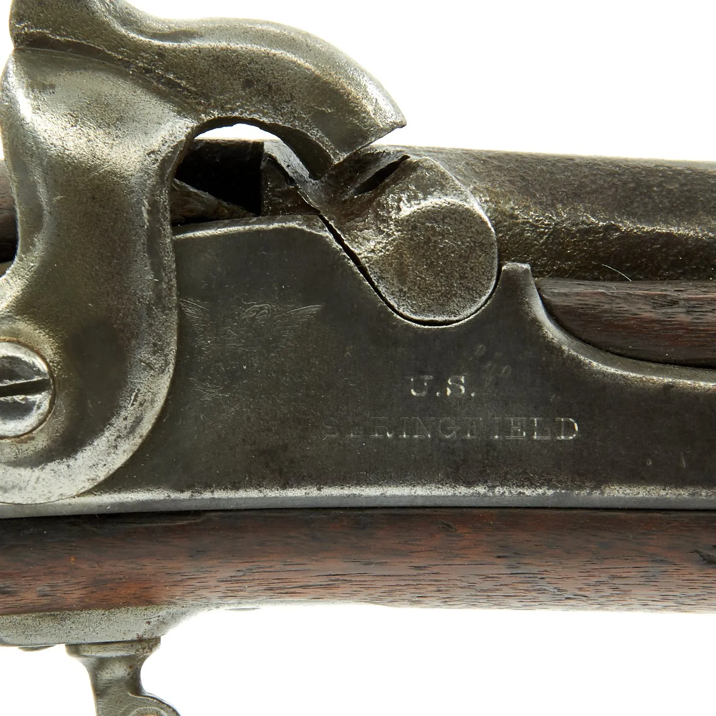 Original U.S. Civil War Springfield Model 1863 Type I Shortened Musket with Mechanical Issues - Dated 1863