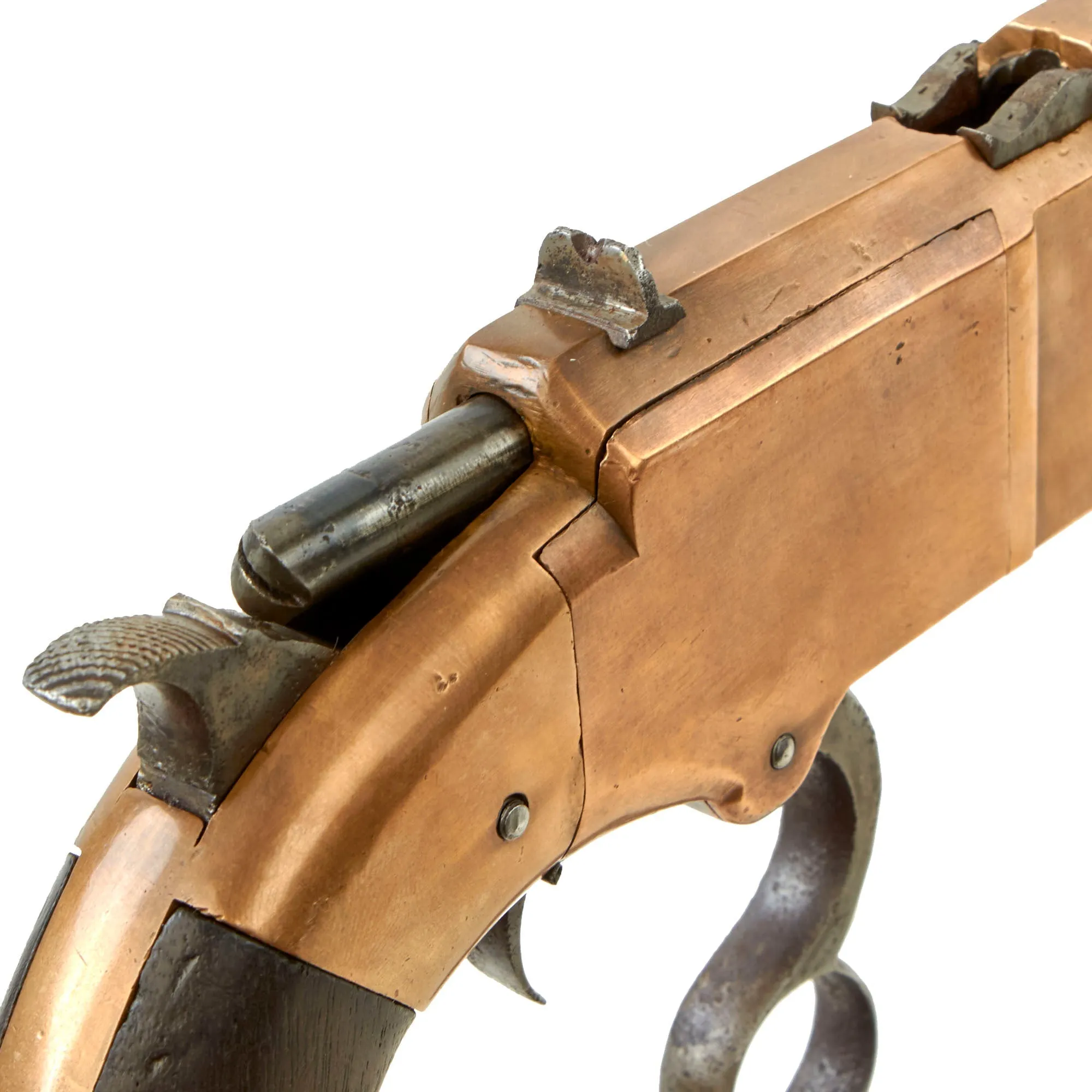 Original U.S. Civl War 1857 New Haven Arms Co. Volcanic Navy 8-Inch Barrel Belt Pistol .41 Lever Action - Serial No. 2442 - As Seen on History Channel Pawn Stars