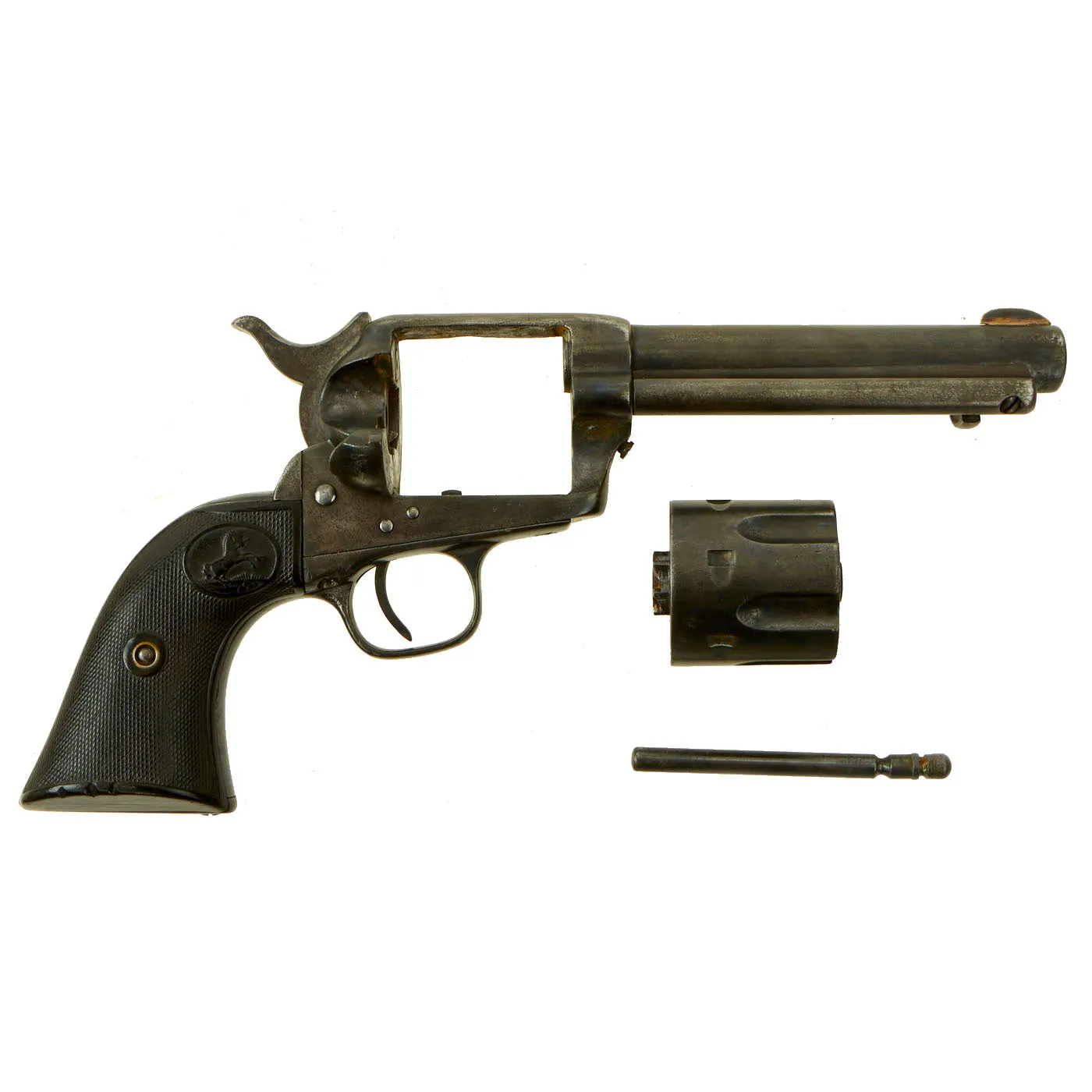 Original U.S. Colt .45cal Single Action Army Revolver made in 1876 with 5" Barrel - Serial 22960