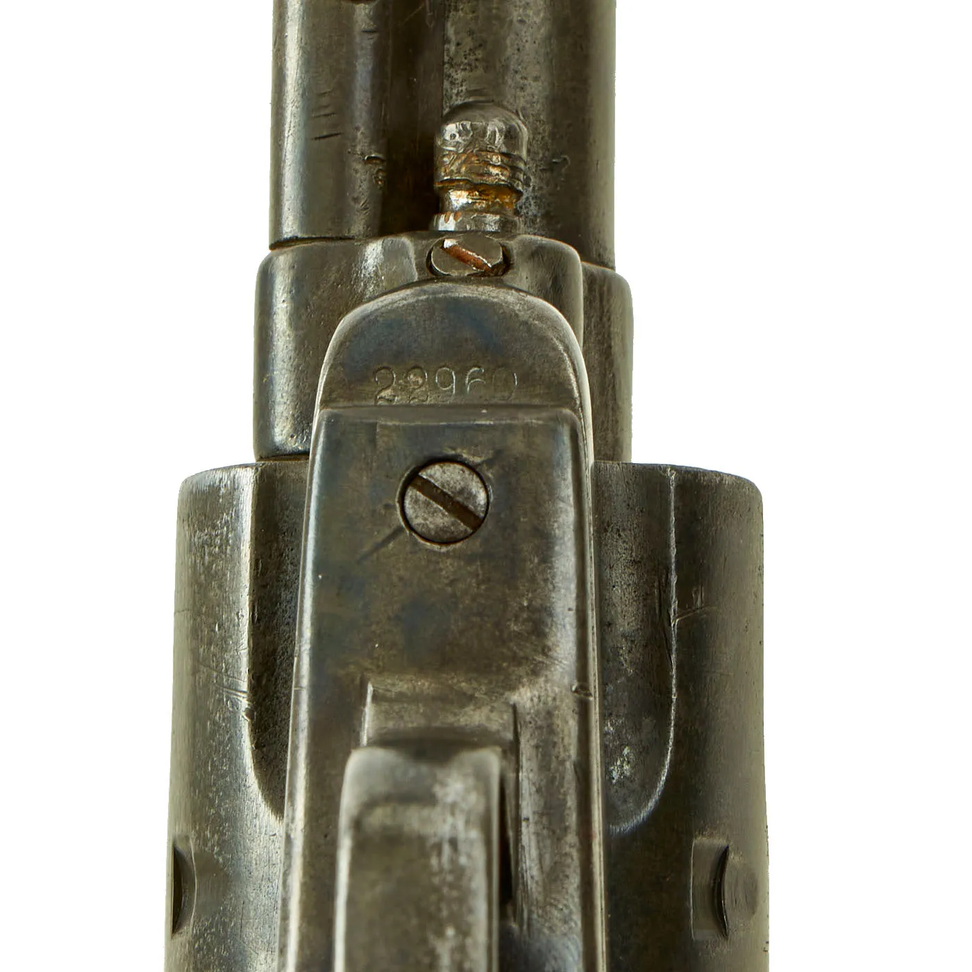 Original U.S. Colt .45cal Single Action Army Revolver made in 1876 with 5" Barrel - Serial 22960