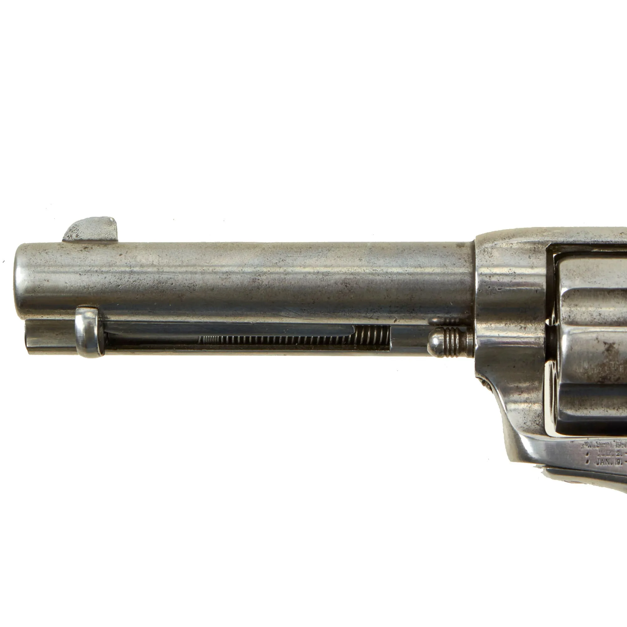 Original U.S. Colt .45cal Single Action Army Revolver made in 1884 with 4 ¾" Barrel, Replaced Grip & Factory Letter Copy - Serial 109482