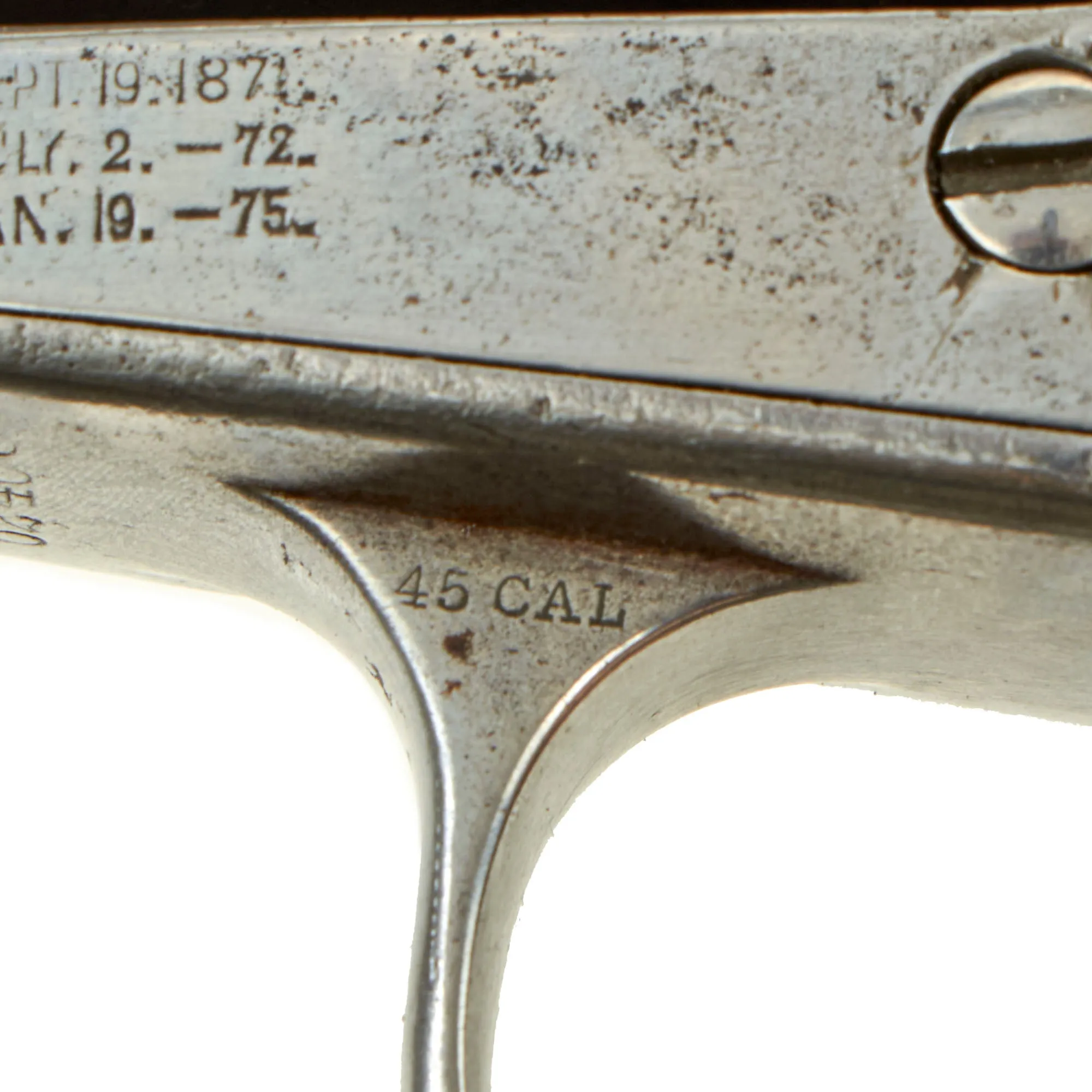 Original U.S. Colt .45cal Single Action Army Revolver made in 1884 with 4 ¾" Barrel, Replaced Grip & Factory Letter Copy - Serial 109482