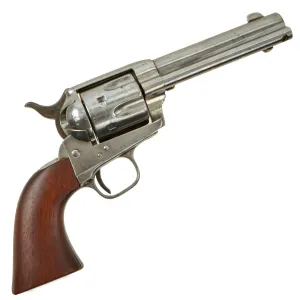 Original U.S. Colt .45cal Single Action Army Revolver made in 1884 with 4 ¾" Barrel, Replaced Grip & Factory Letter Copy - Serial 109482