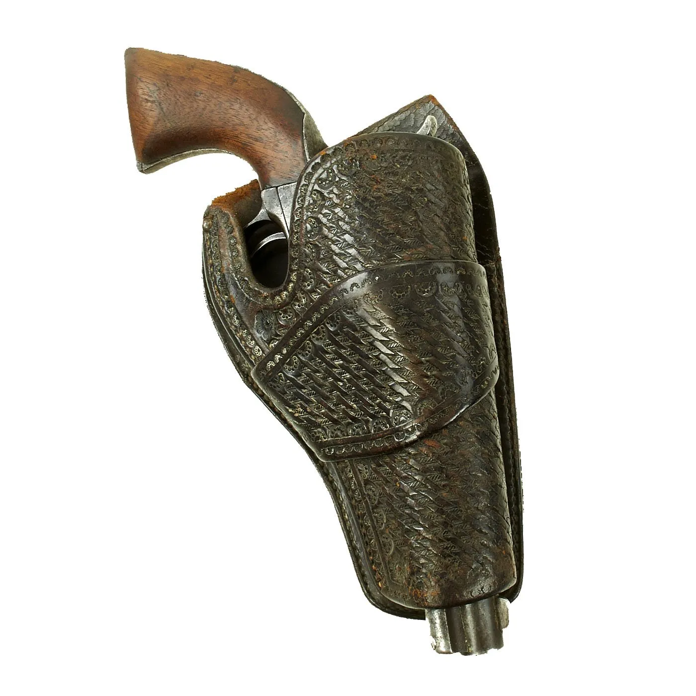 Original U.S. Colt Frontier Six Shooter .44-40 Revolver made in 1878 with Factory Letter & Period Holster - Serial 45794