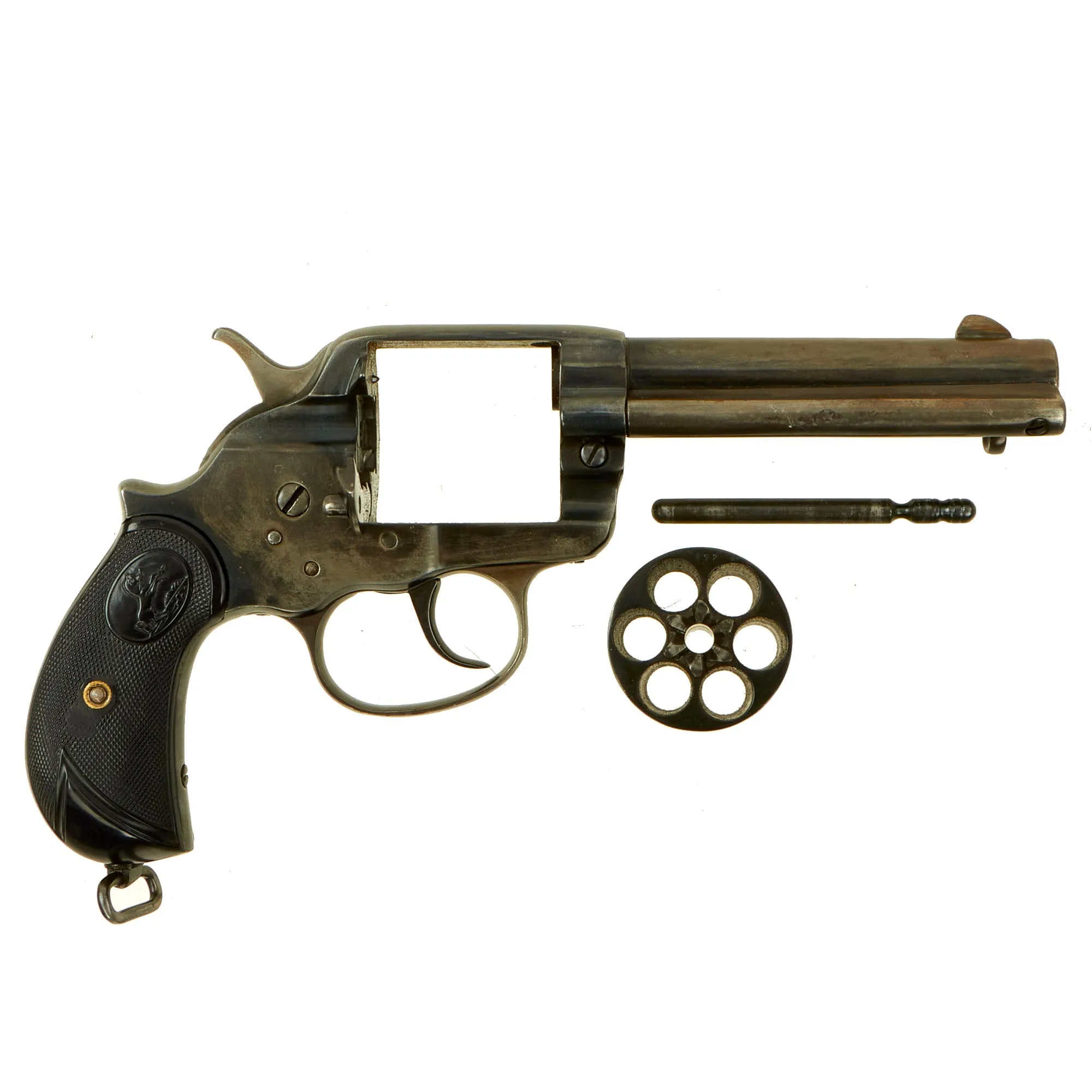 Original U.S. Colt Model 1878 Frontier Six Shooter .44-40 D.A. Revolver with 4 3/4" Barrel made in 1898 - Serial 40672