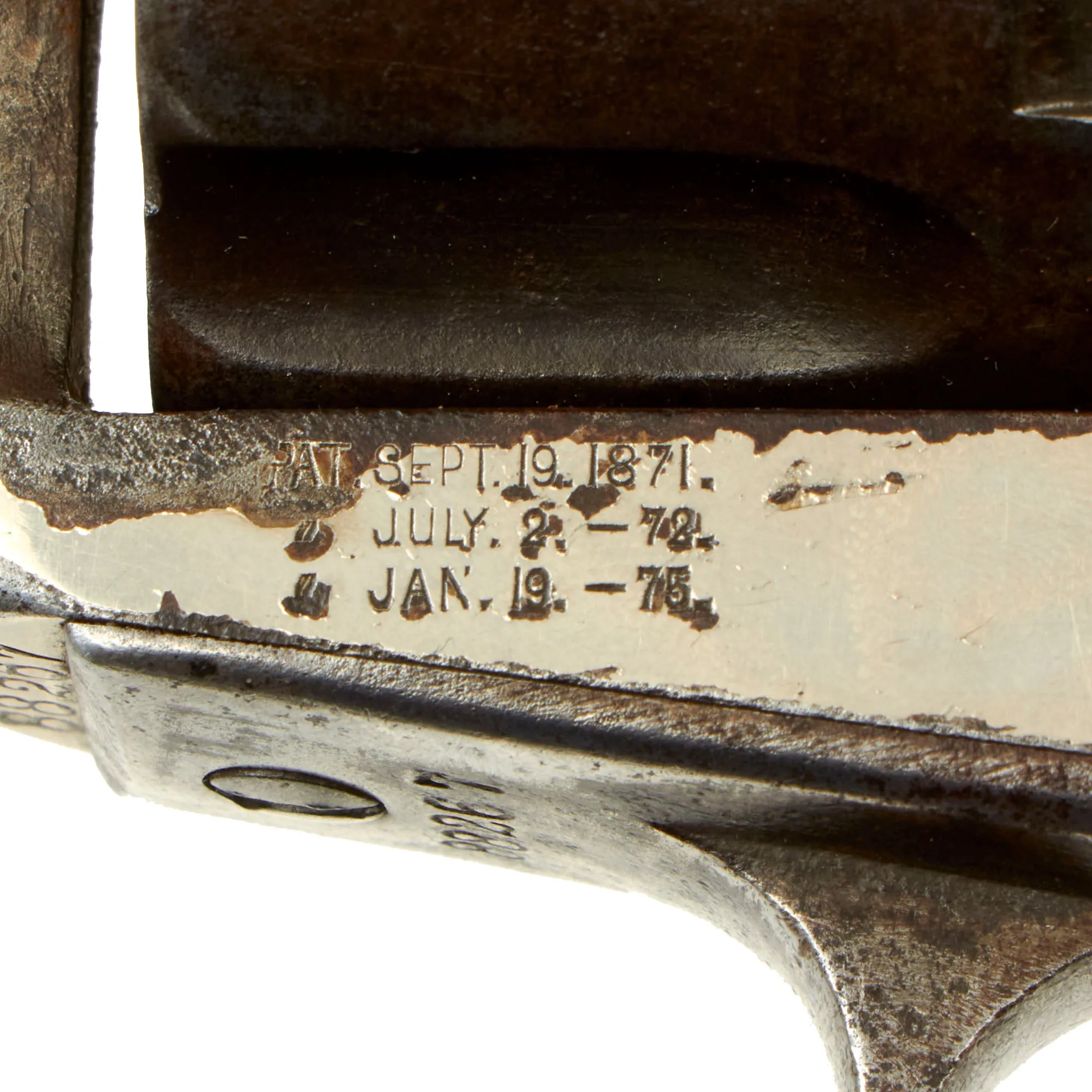 Original U.S. Colt Nickel-Plated .45cal Single Action Army Revolver made in 1883 with 5 ½" Barrel & Factory Letter - Matching Serial 88267