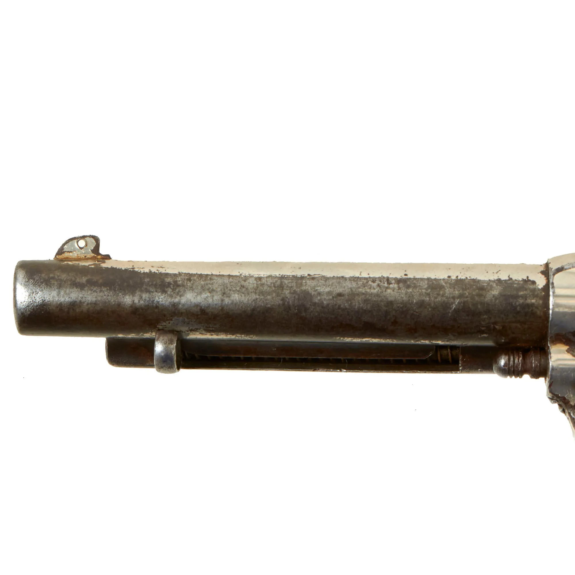 Original U.S. Colt Nickel-Plated .45cal Single Action Army Revolver made in 1883 with 5 ½" Barrel & Factory Letter - Matching Serial 88267