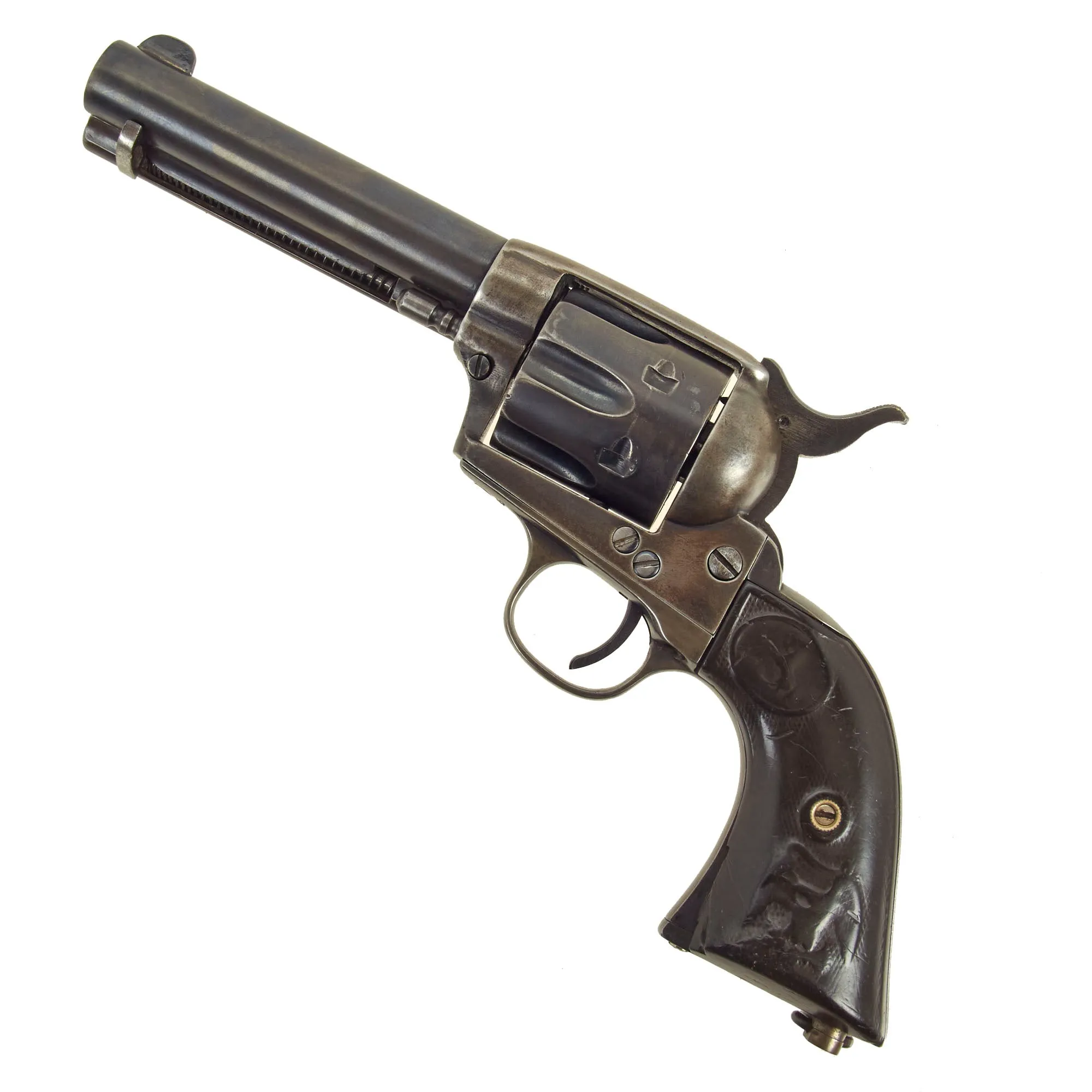 Original U.S. Colt Single Action Army Revolver Converted to .38 Long Colt with 4 1/2" Barrel made in 1897 - Serial 174645