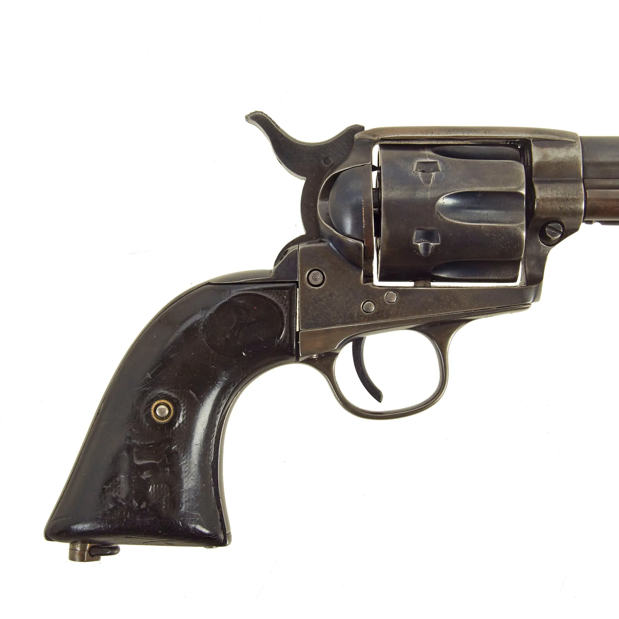 Original U.S. Colt Single Action Army Revolver Converted to .38 Long Colt with 4 1/2" Barrel made in 1897 - Serial 174645