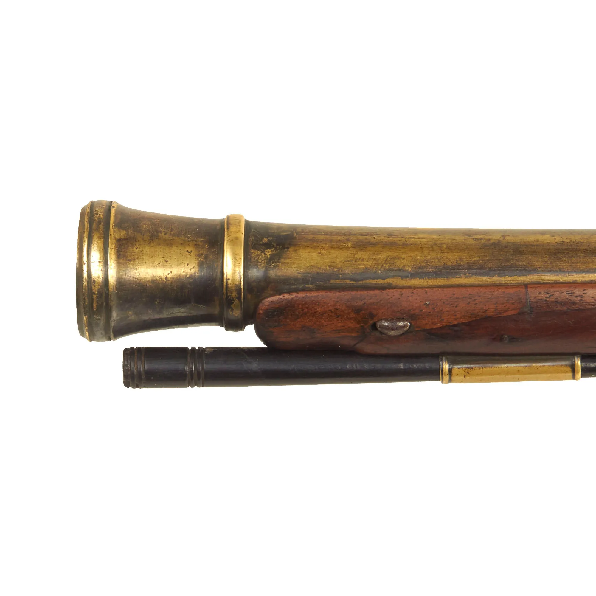 Original U.S. Revolutionary War Era British Brass Barrel Blunderbuss by Ketland & Co. of London & Portsmouth with Brass Mounts - circa 1770