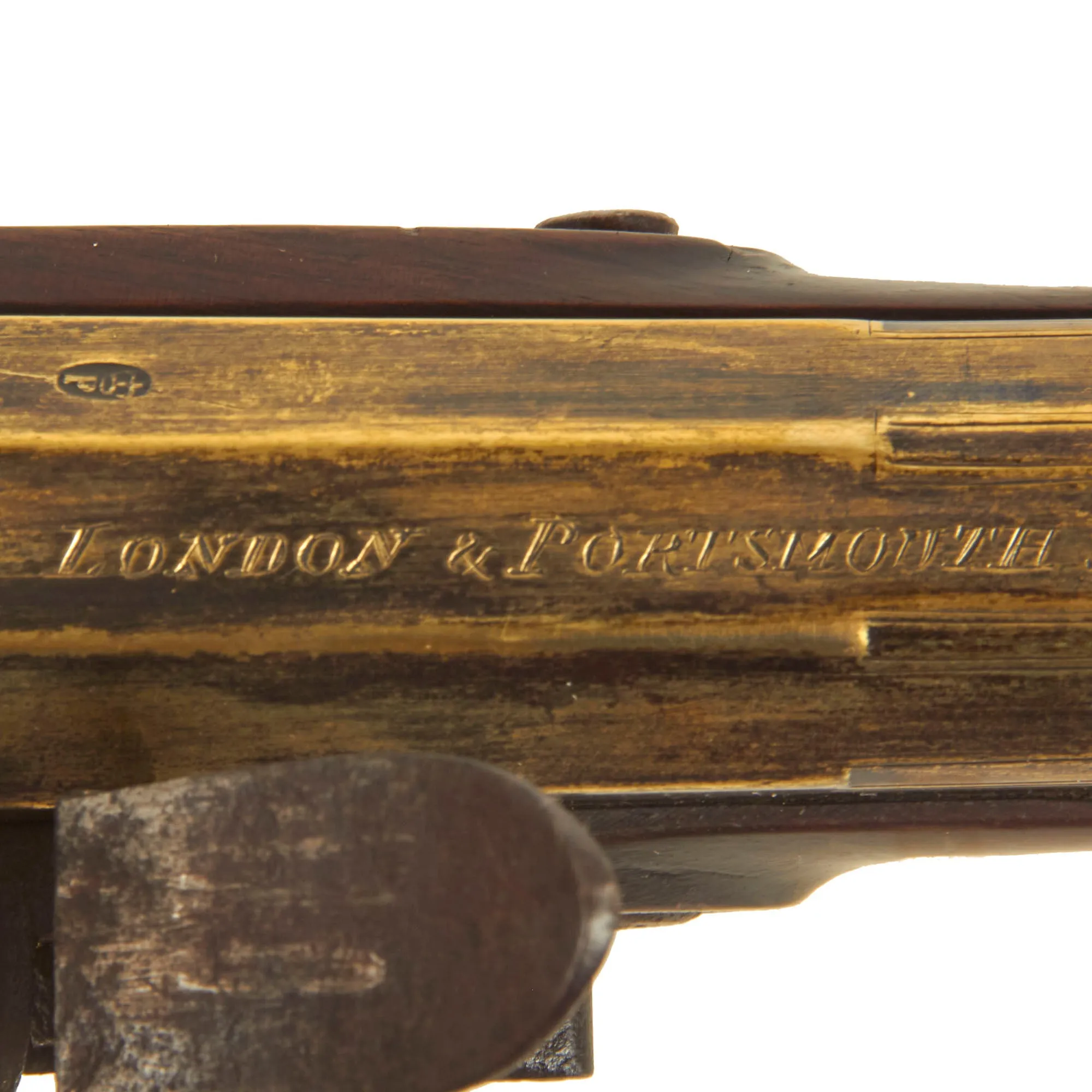 Original U.S. Revolutionary War Era British Brass Barrel Blunderbuss by Ketland & Co. of London & Portsmouth with Brass Mounts - circa 1770