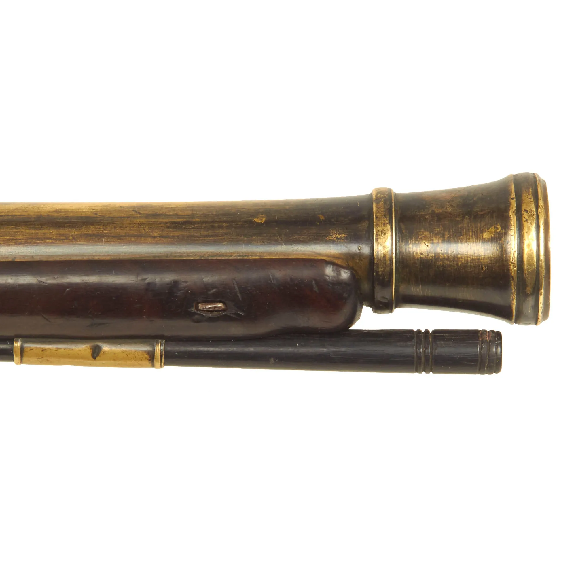 Original U.S. Revolutionary War Era British Brass Barrel Blunderbuss by Ketland & Co. of London & Portsmouth with Brass Mounts - circa 1770