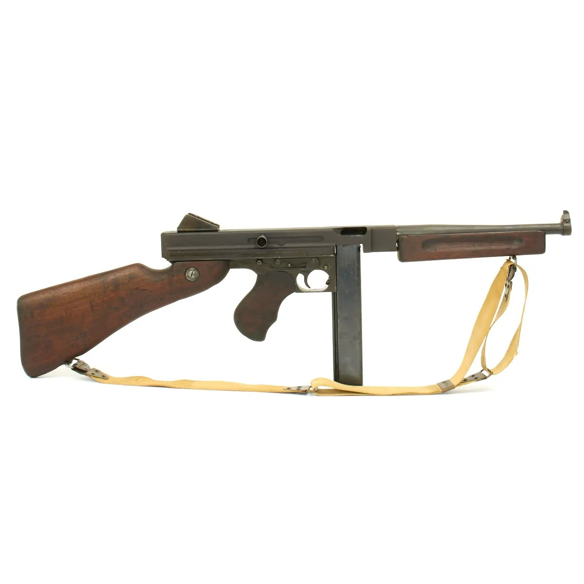 Original U.S. WWII Thompson M1A1 Display Submachine Gun