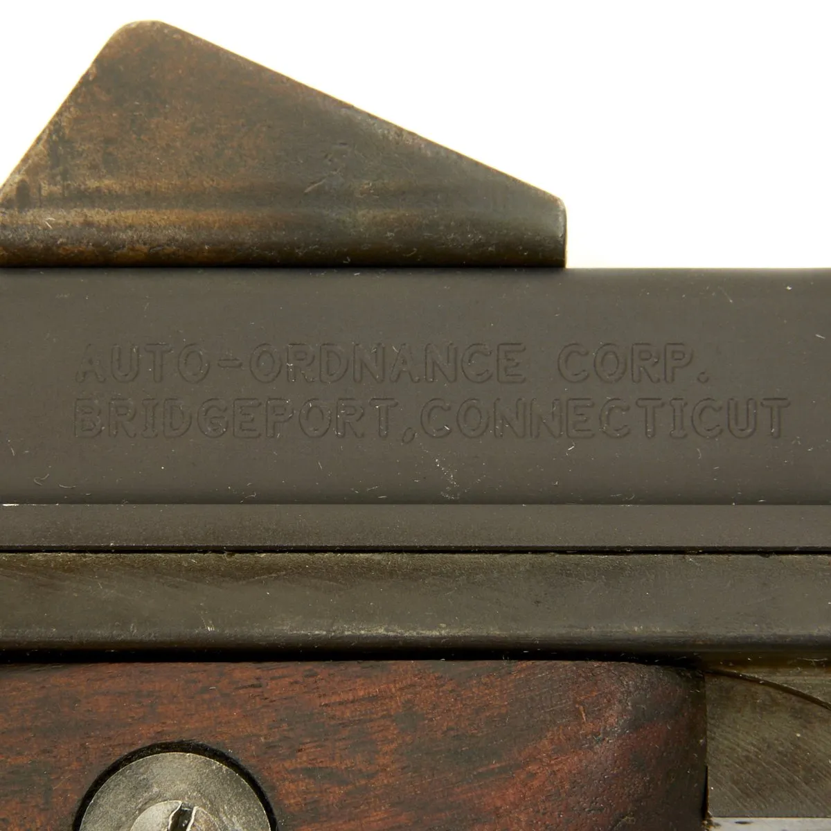 Original U.S. WWII Thompson M1A1 Display Submachine Gun